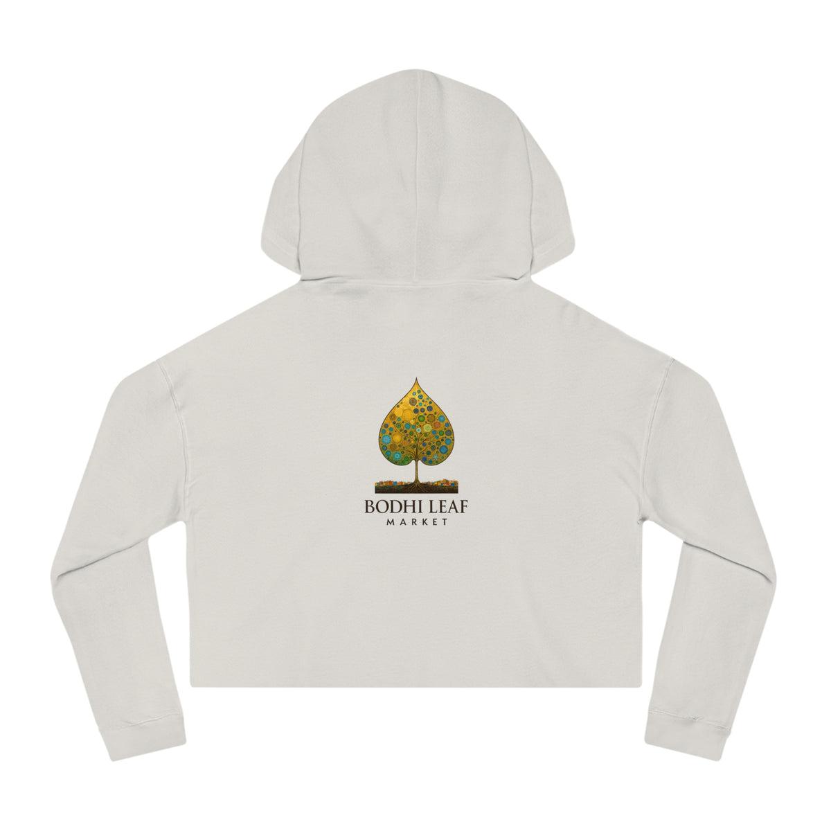 Bodhi Leaf Market Cropped Hoodie