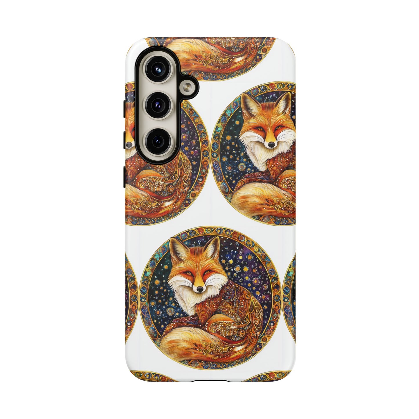 Artistic Fox Phone Case, Tough Phone Cover, Unique Gift for Animal Lovers, Stylish Tech Accessory, Nature-Inspired Decor