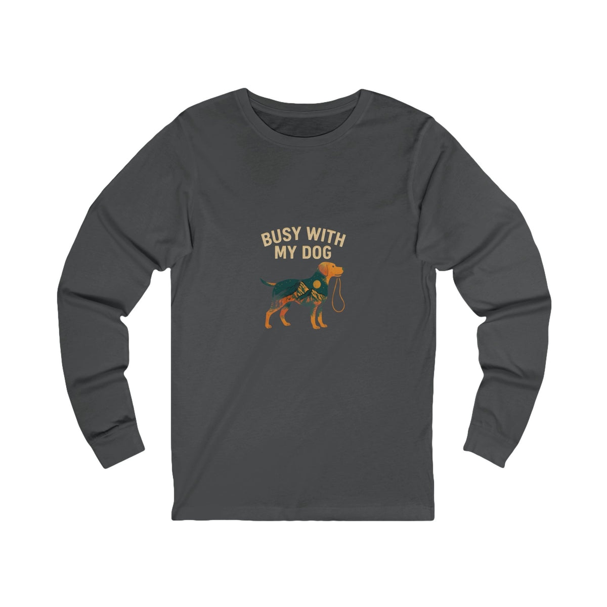 Busy With My Dog Long Sleeve Tee