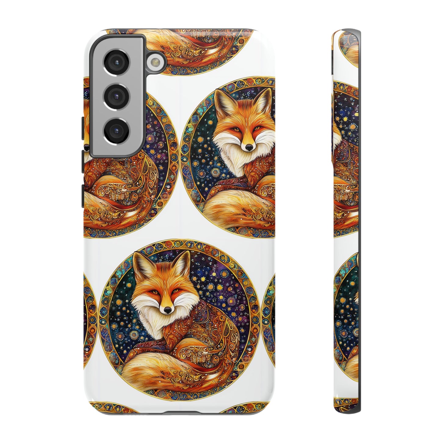 Artistic Fox Phone Case, Tough Phone Cover, Unique Gift for Animal Lovers, Stylish Tech Accessory, Nature-Inspired Decor