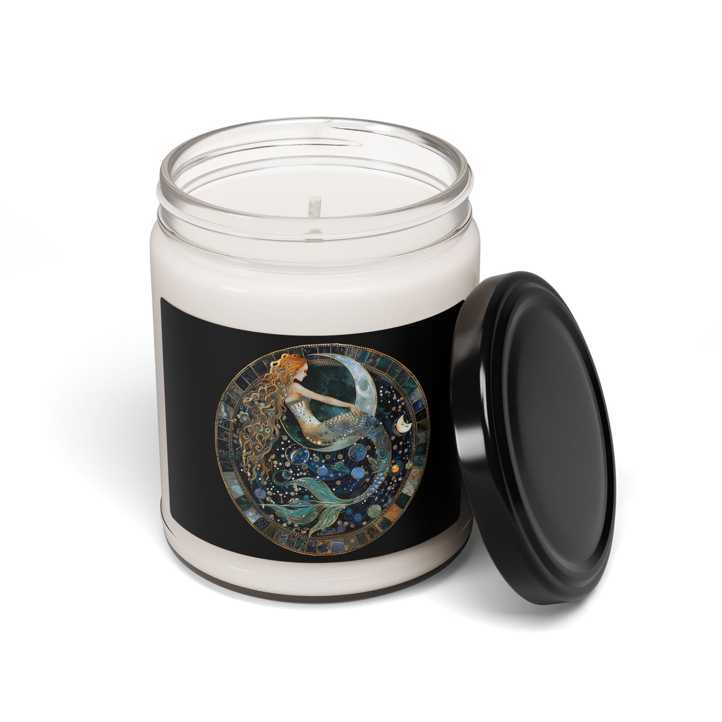 Oceanic Mermaid Scented Soy Candle | Calming Aromatherapy, Home Decor, Gift for Her, Relaxation, Birthday, Housewarming