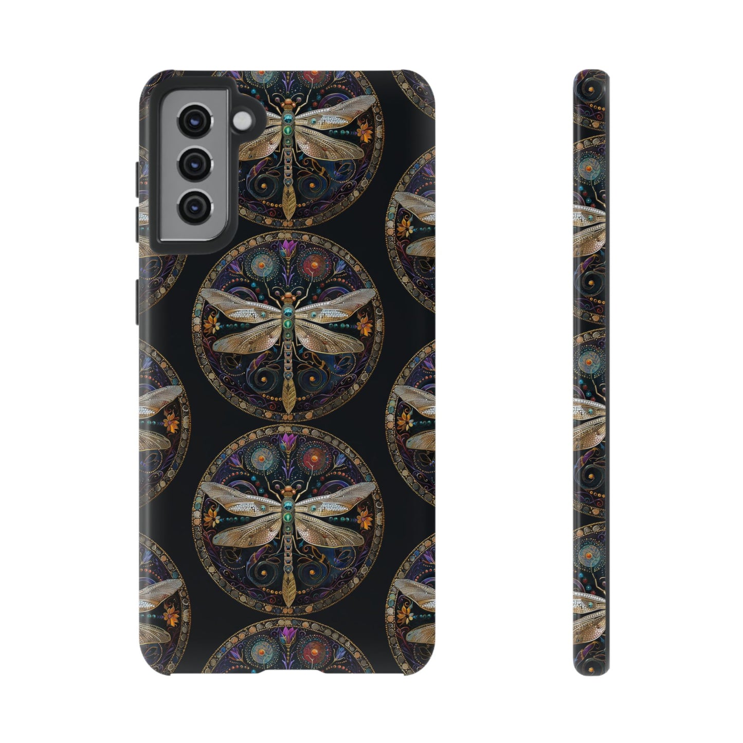 Dragonfly Phone Case, Tough Phone Cover, Artistic Cell Phone Accessory, Gift for Nature Lovers, Unique Phone Protector