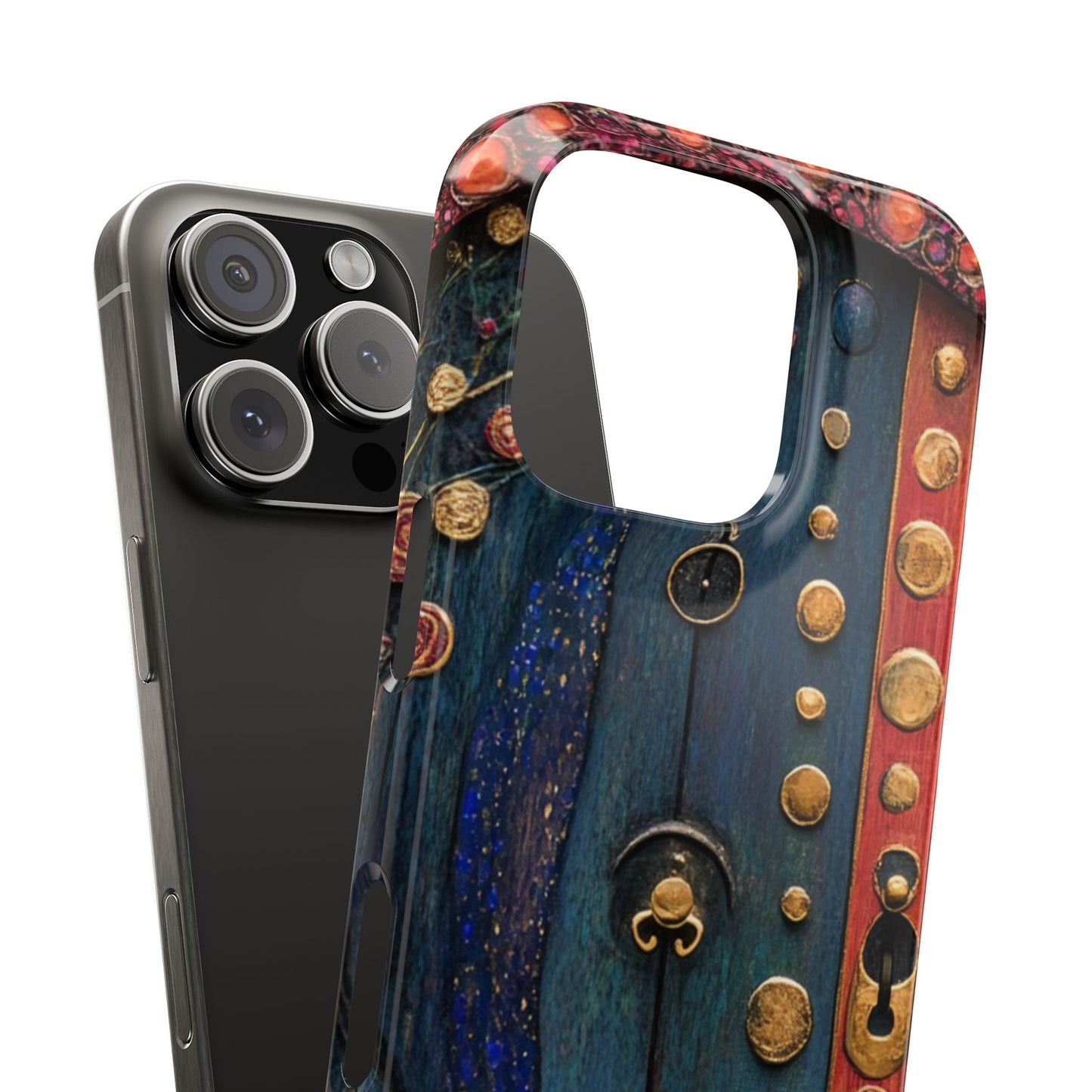 Fairy Door Artistic Slim Phone Cases, Unique Phone Cover, Gift for Art Lovers, Decorative Case, Phone Accessory