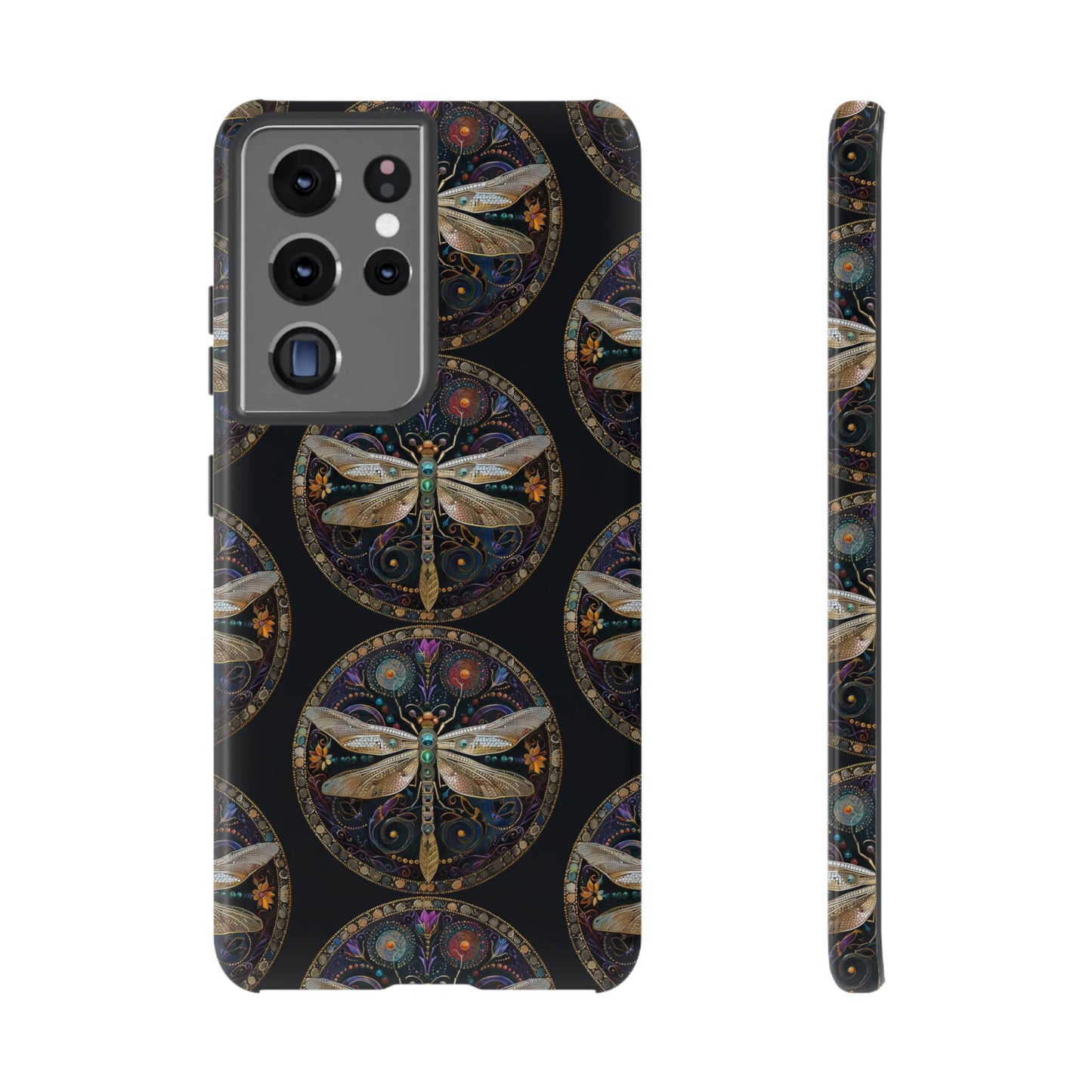Dragonfly Phone Case, Tough Phone Cover, Artistic Cell Phone Accessory, Gift for Nature Lovers, Unique Phone Protector