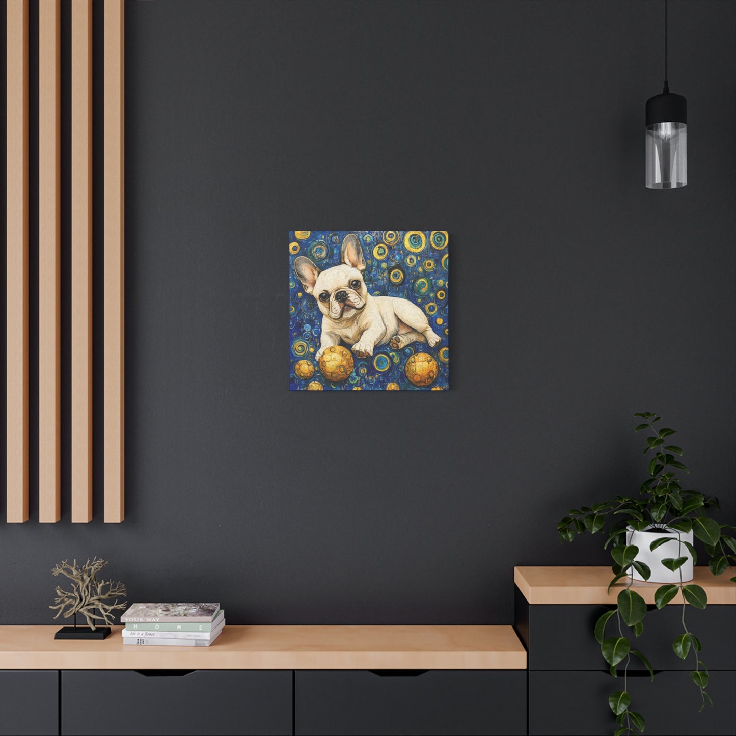 French Bulldog Matte Canvas, Stretched, Bodhi Pets