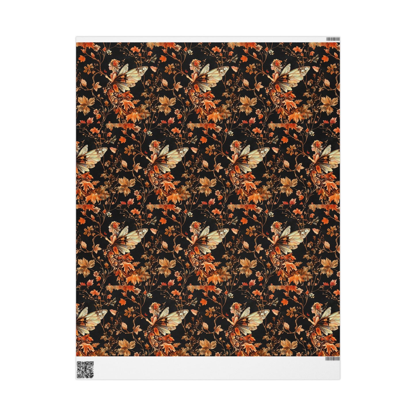 Elegant Autumn Fairy Wrapping Papers - Ideal for Gift Giving, Fall Celebrations, Thanksgiving, Halloween, Seasonal Decor