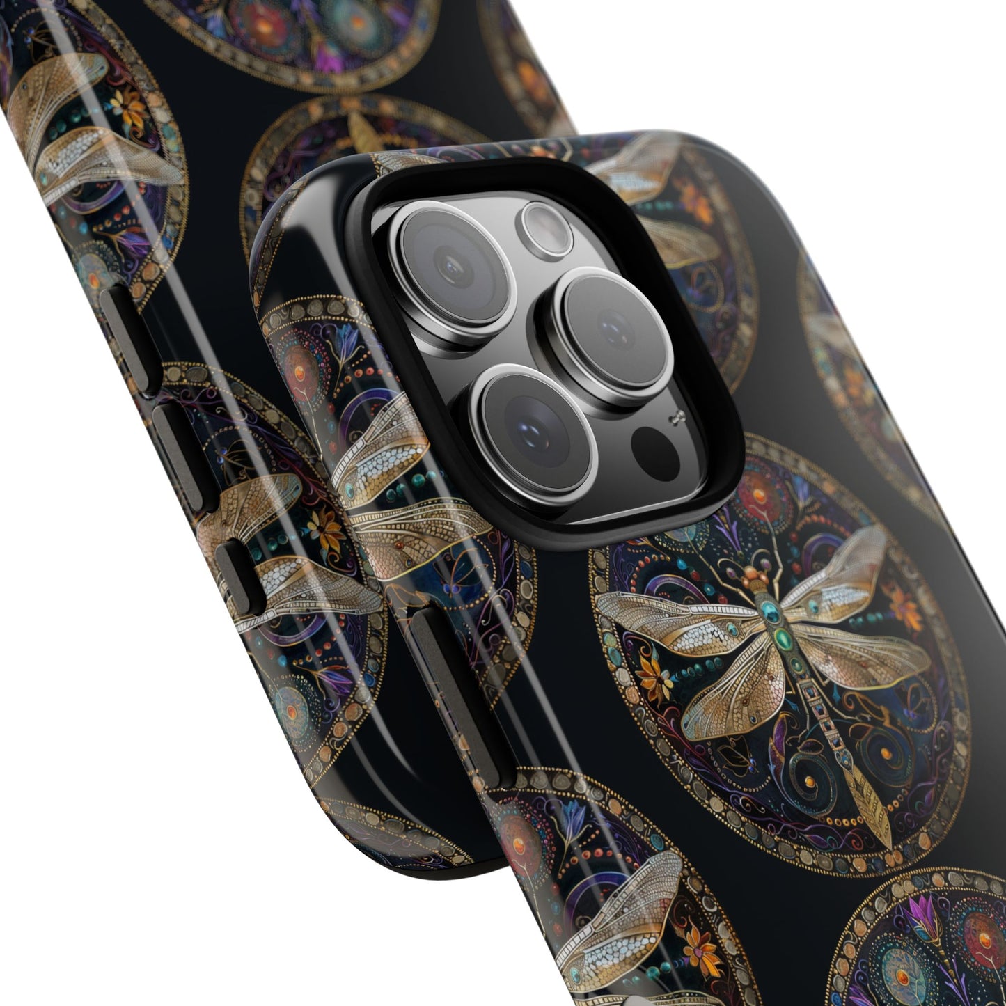 Dragonfly Phone Case, Tough Phone Cover, Artistic Cell Phone Accessory, Gift for Nature Lovers, Unique Phone Protector