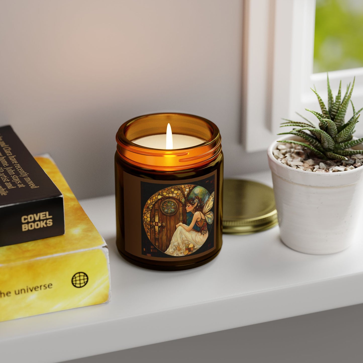 Fairy Door Scented Candle, Enchanted Home Decor, Relaxation Gift, Magical Atmosphere, Aromatherapy Candle, Home Fragrance
