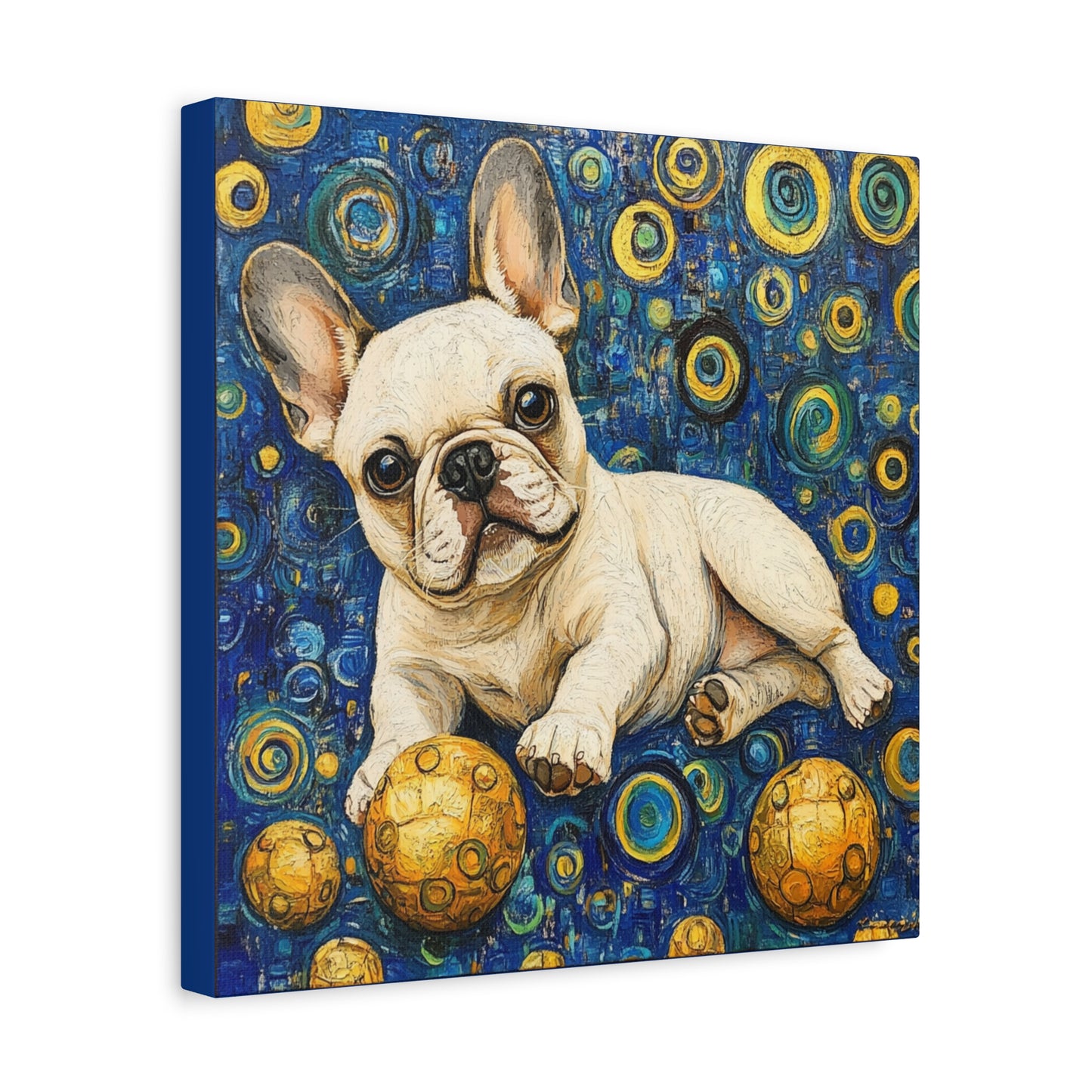 French Bulldog Matte Canvas, Stretched, Bodhi Pets