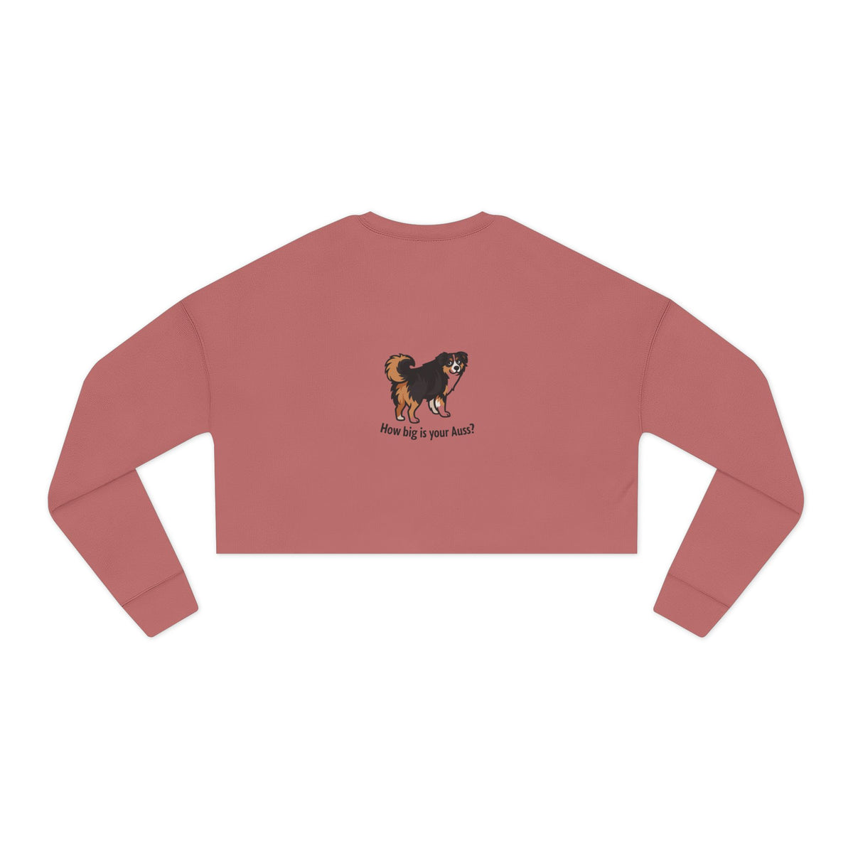 Big Auss Aussies Cropped Sweatshirt