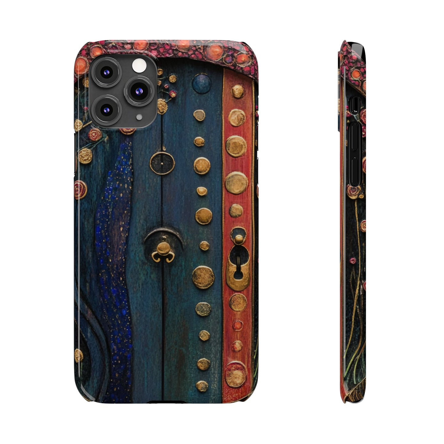 Fairy Door Artistic Slim Phone Cases, Unique Phone Cover, Gift for Art Lovers, Decorative Case, Phone Accessory