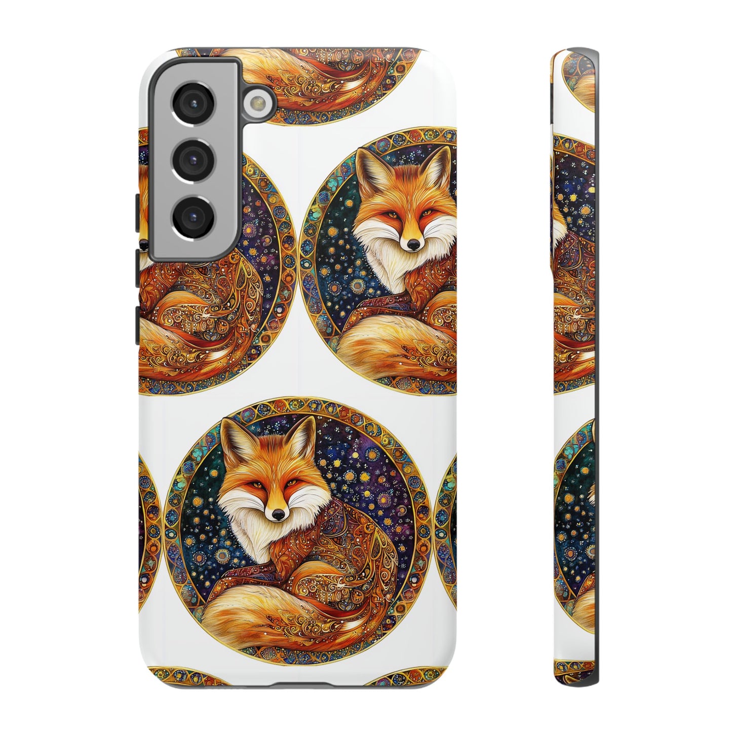 Artistic Fox Phone Case, Tough Phone Cover, Unique Gift for Animal Lovers, Stylish Tech Accessory, Nature-Inspired Decor