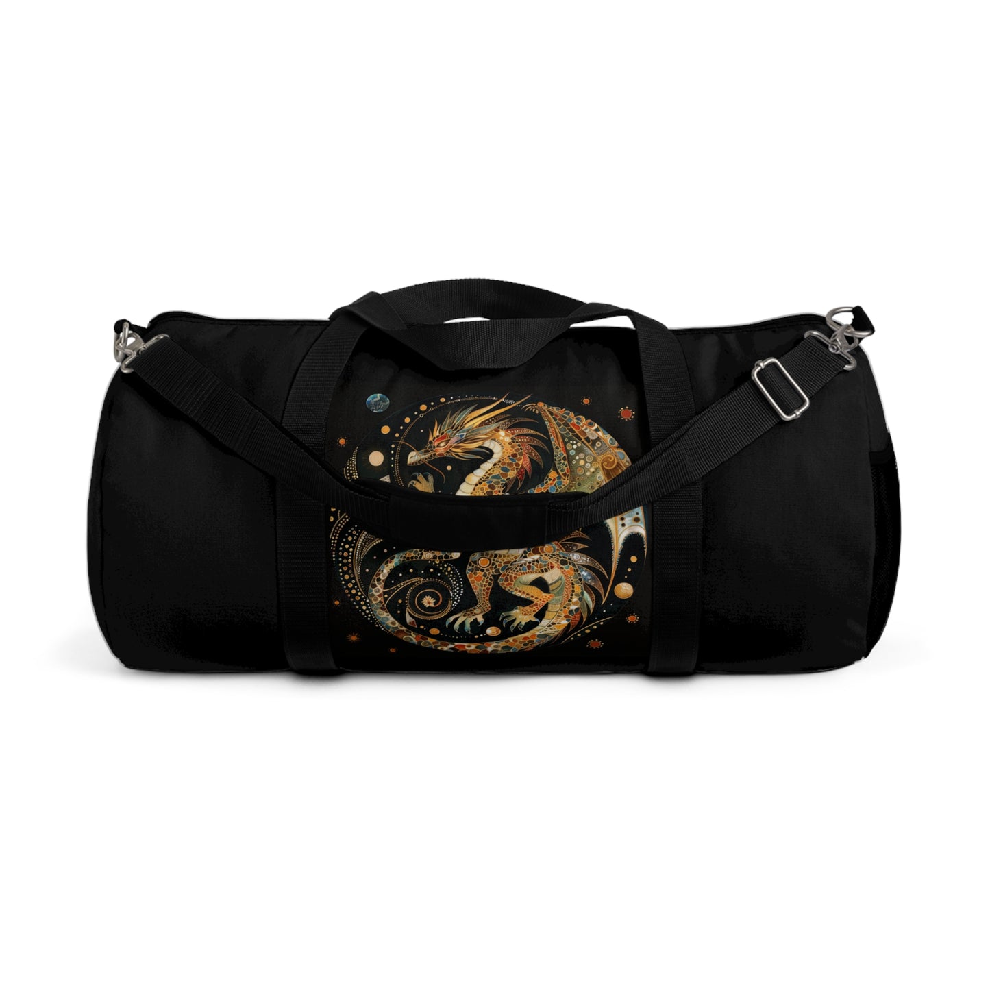 Mystic Dragon Duffel Bag, Gym Bag, Travel Bag, Weekender Bag, Fantasy Lover Gift, Dragon Artwork Travel Bag