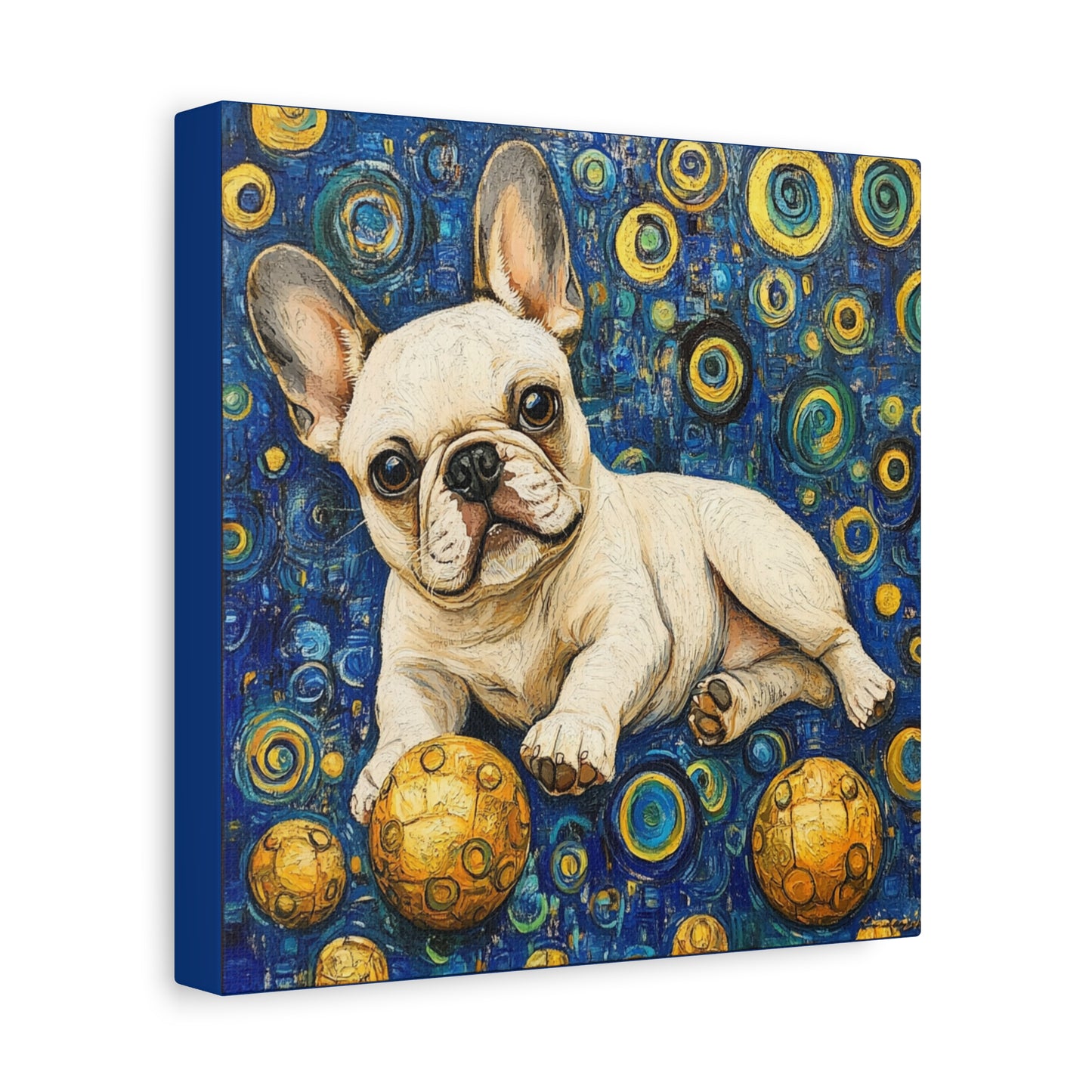 French Bulldog Matte Canvas, Stretched, Bodhi Pets