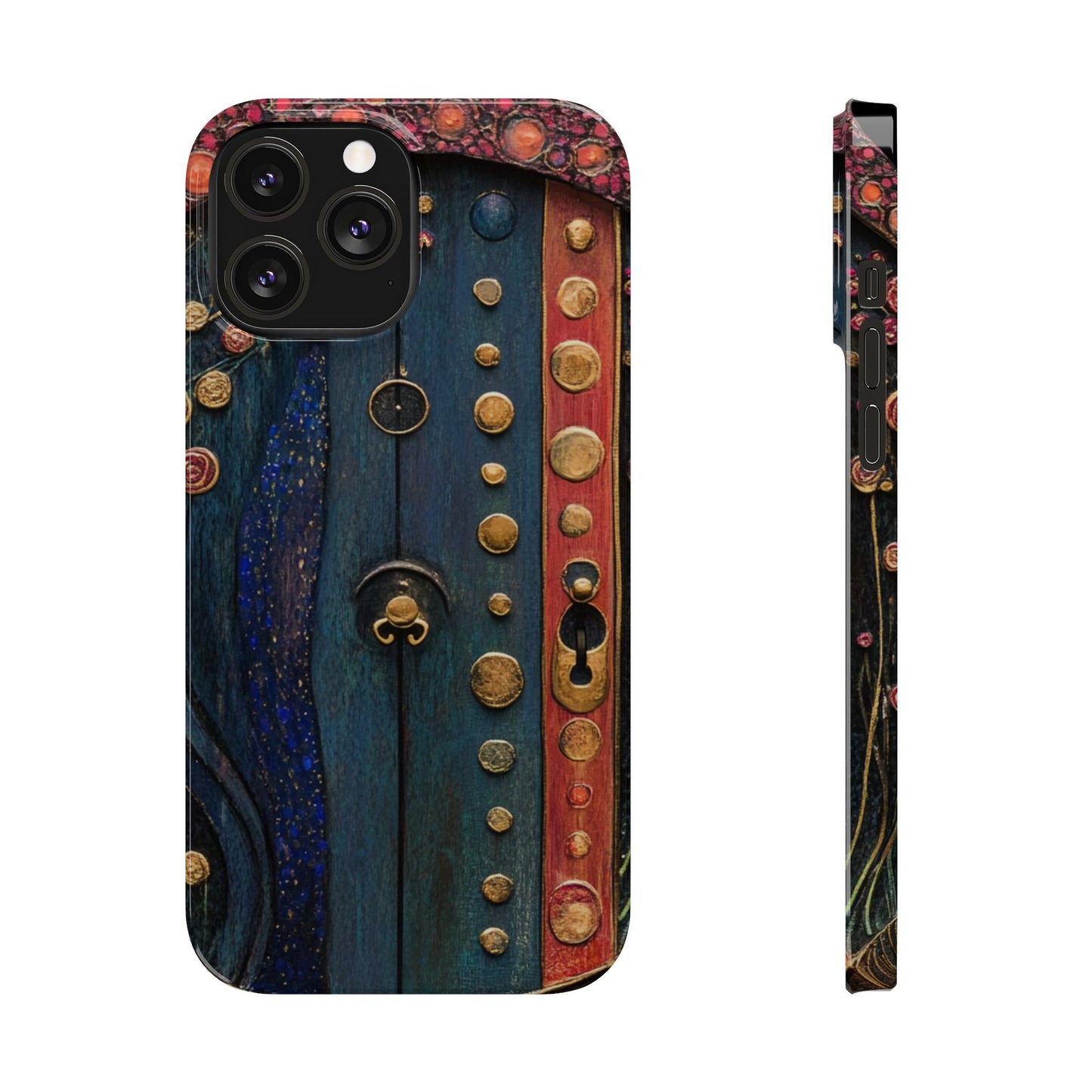 Fairy Door Artistic Slim Phone Cases, Unique Phone Cover, Gift for Art Lovers, Decorative Case, Phone Accessory