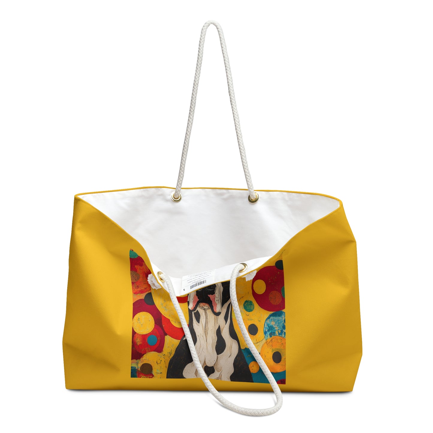 Great Dane Mid Century Modern Weekender Bag, Dog Lover Tote, Travel Companion, Weekend Getaway Bag, Gift for Dog Owners, Unique Animal Art