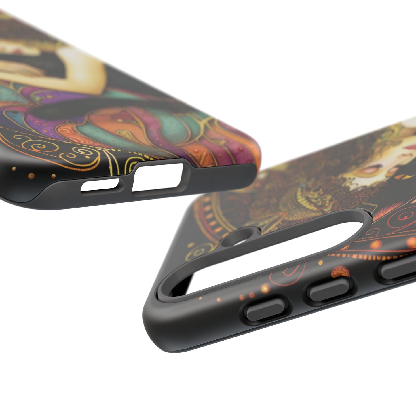 Artistic Phone Case for Cat Lovers, Tough Cases with Enchanting Design, Unique Gift for Birthdays, Holidays, and Celebrations
