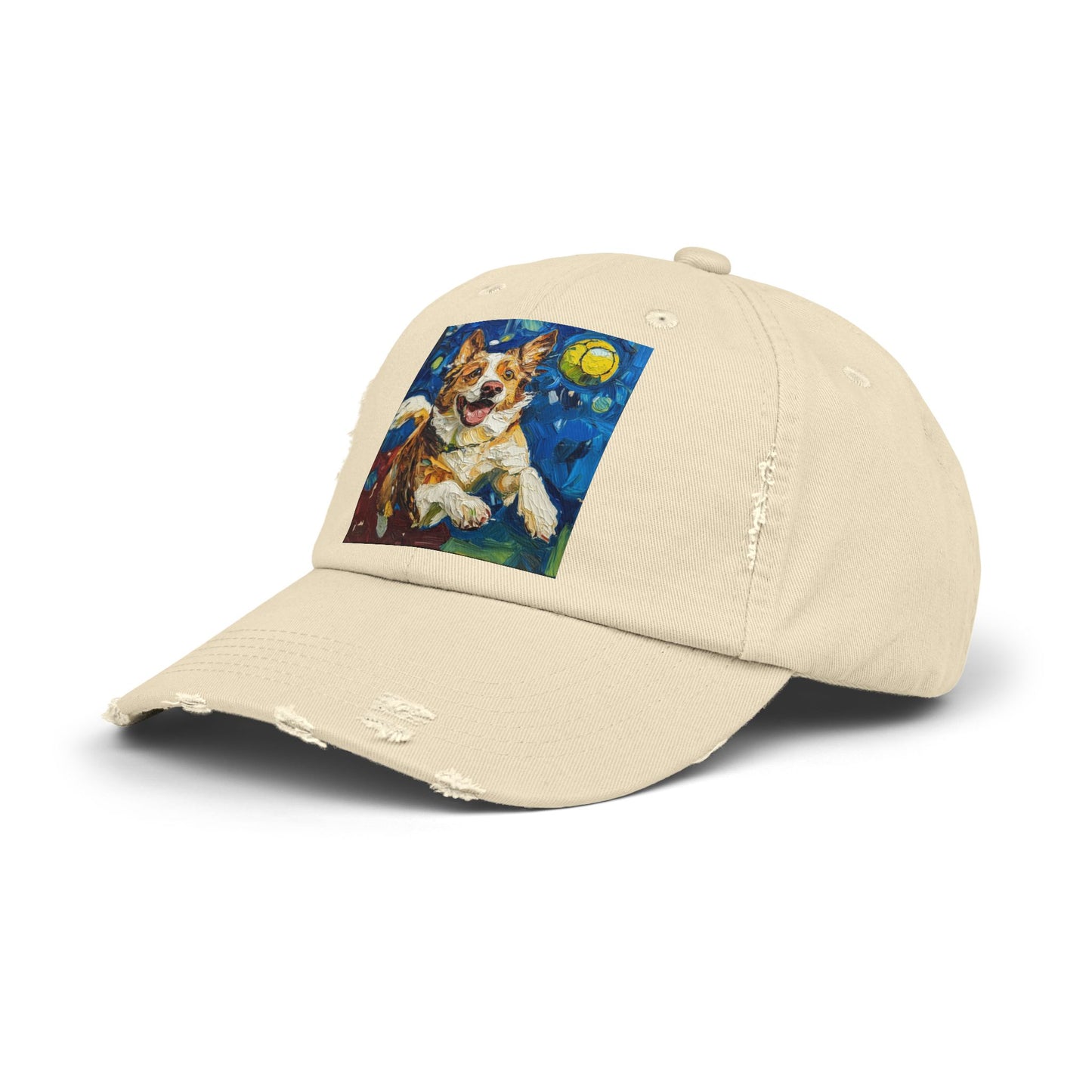 Pickleball Australian Shepherd Lovers Unisex Distressed Cap, Pet Lover Gift, Casual Hat, Unique Dog Art Cap, Birthday Gift for Dog Owners