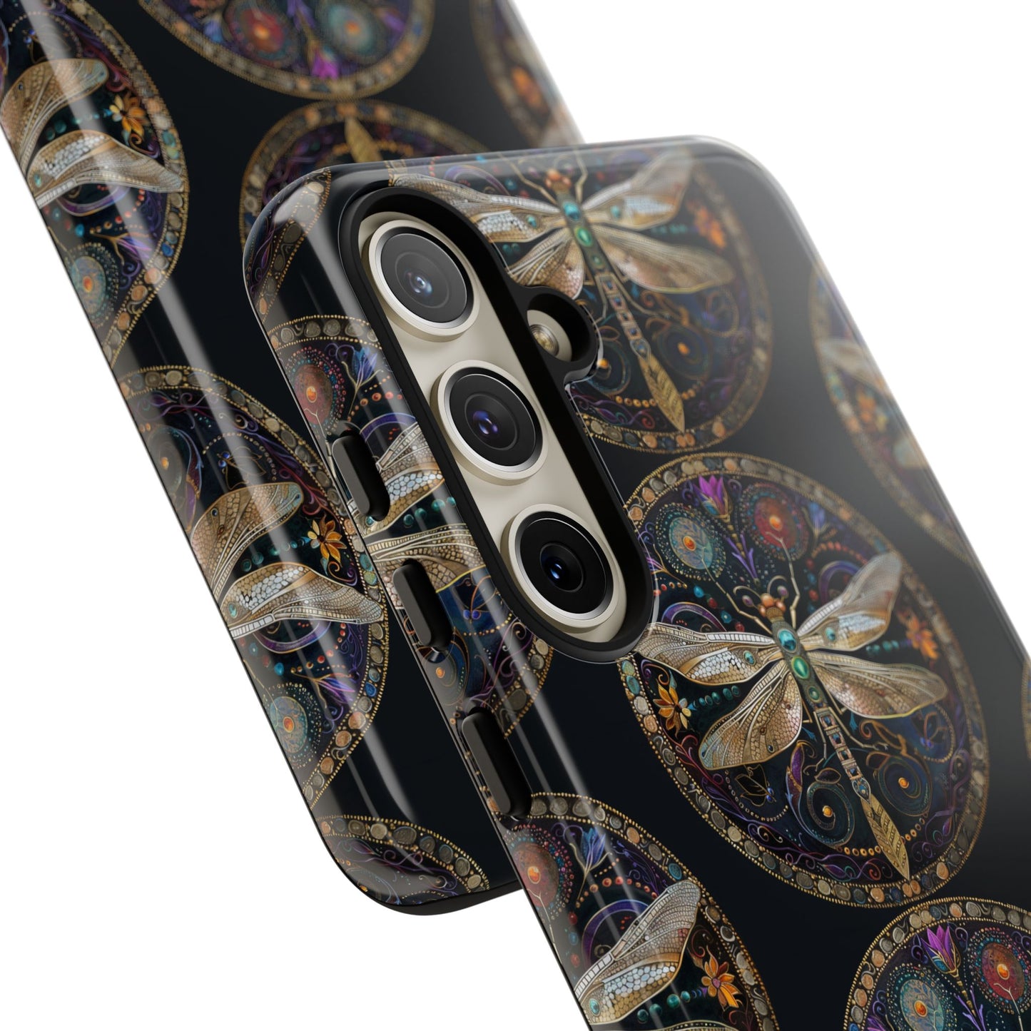Dragonfly Phone Case, Tough Phone Cover, Artistic Cell Phone Accessory, Gift for Nature Lovers, Unique Phone Protector