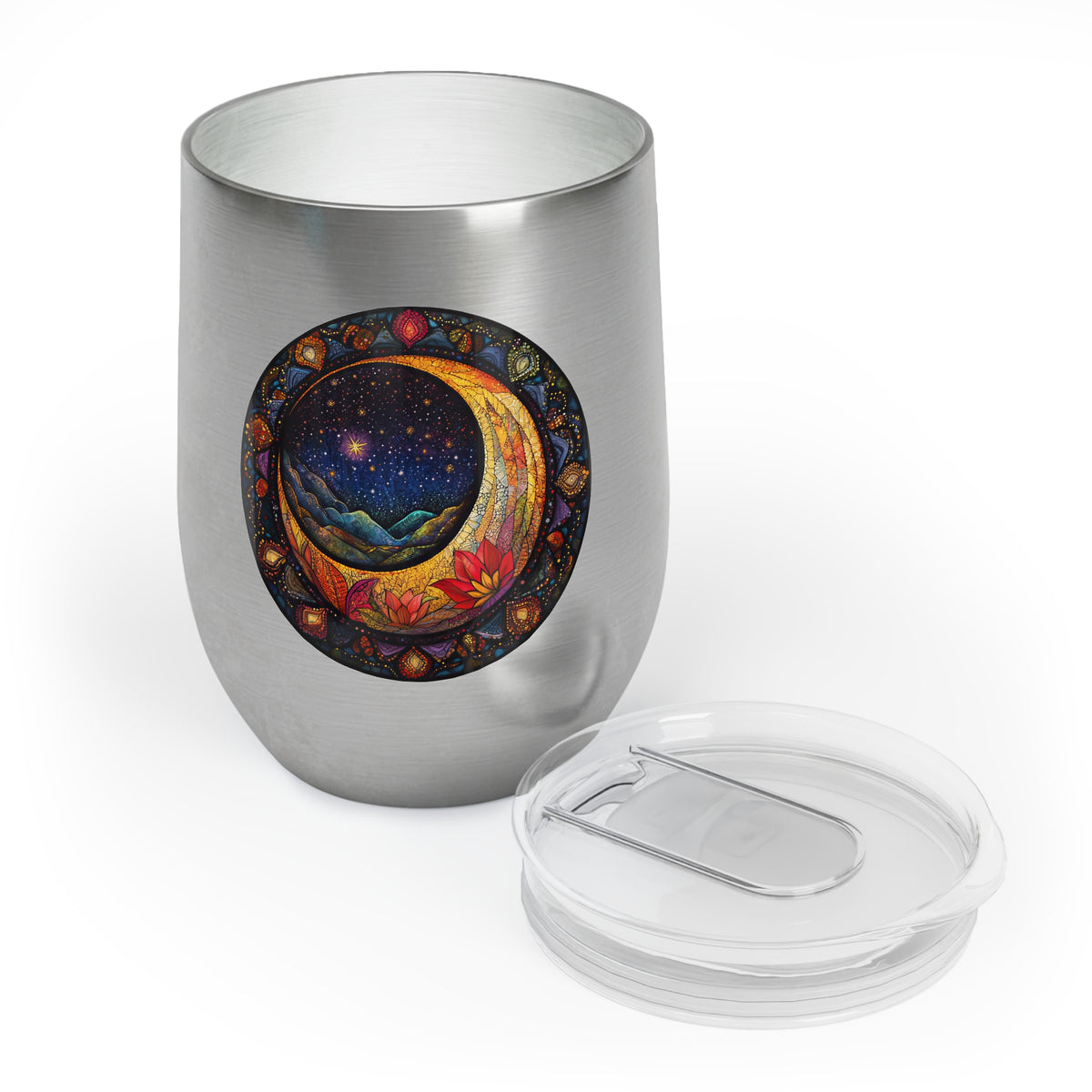 Boho Moon Chill Wine Tumbler