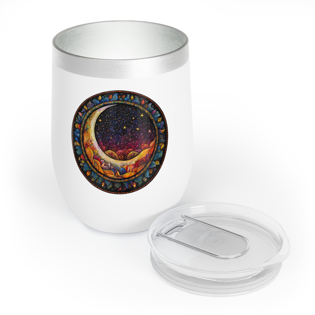 Boho Moon Chill Wine Tumbler