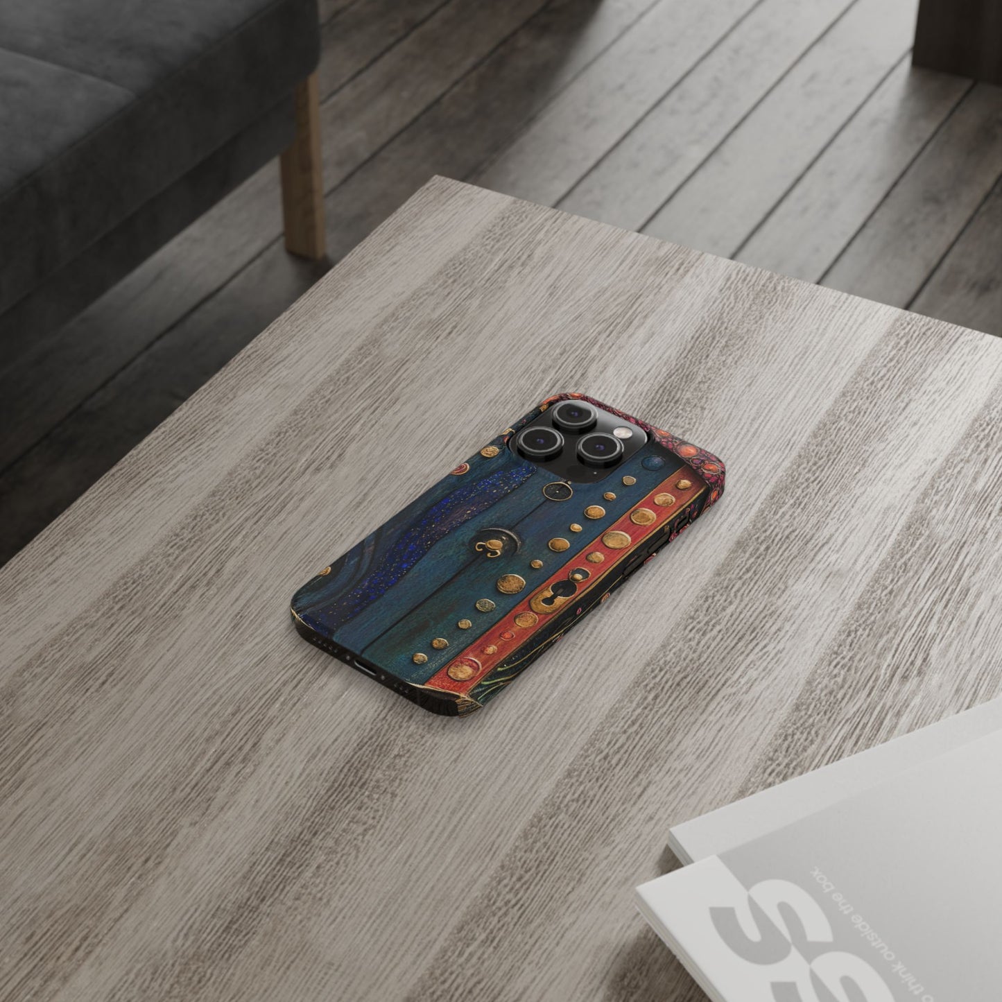 Fairy Door Artistic Slim Phone Cases, Unique Phone Cover, Gift for Art Lovers, Decorative Case, Phone Accessory