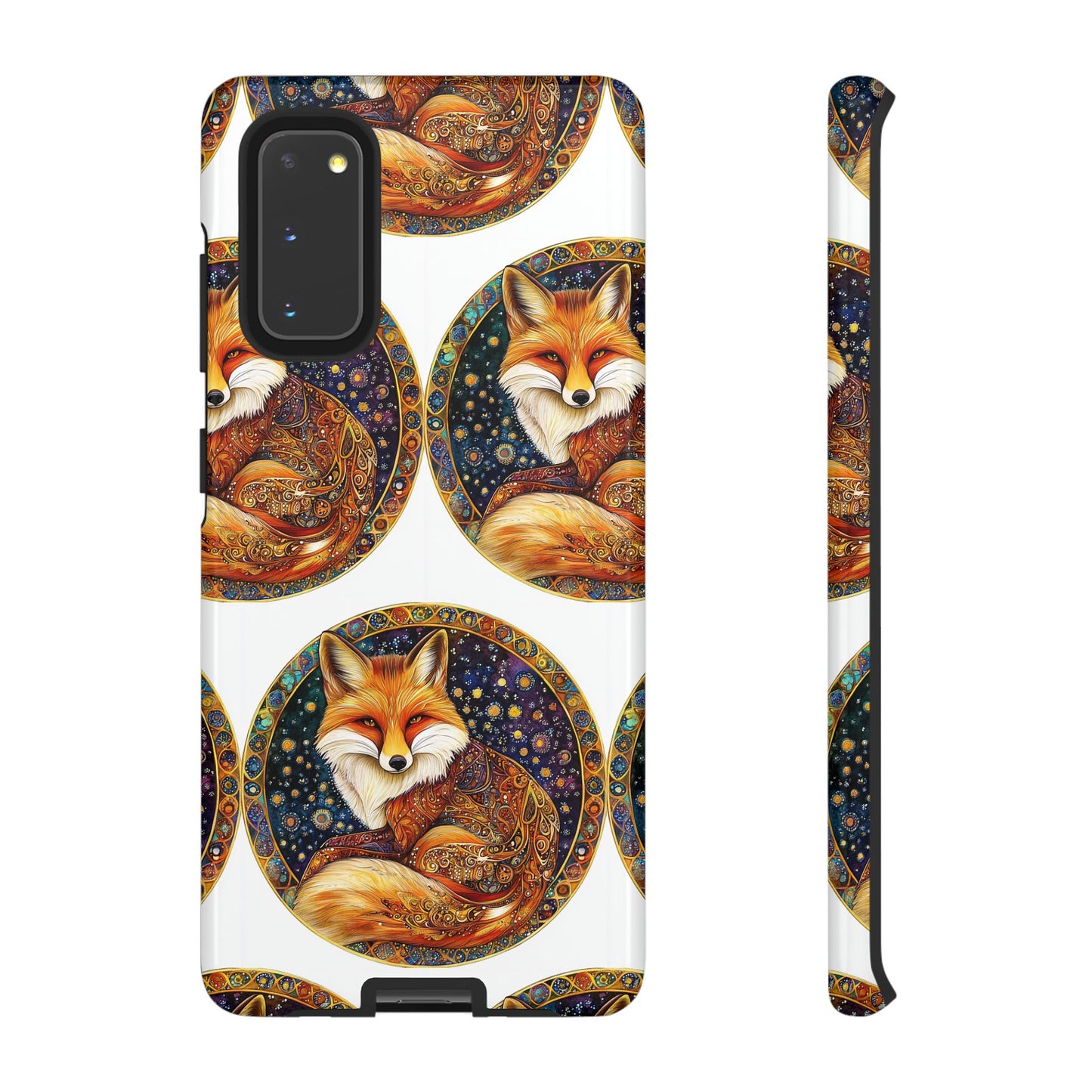 Artistic Fox Phone Case, Tough Phone Cover, Unique Gift for Animal Lovers, Stylish Tech Accessory, Nature-Inspired Decor