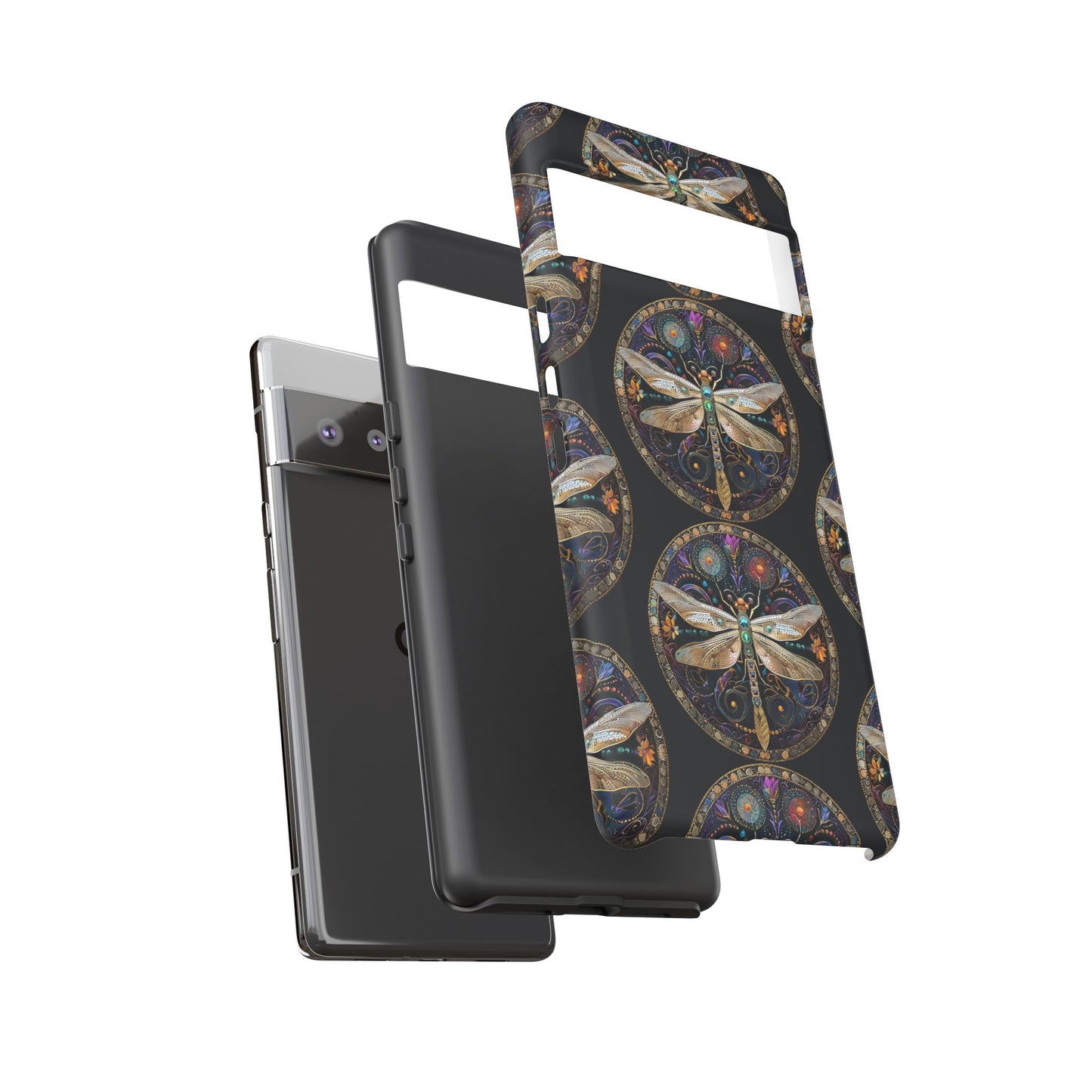 Dragonfly Phone Case, Tough Phone Cover, Artistic Cell Phone Accessory, Gift for Nature Lovers, Unique Phone Protector