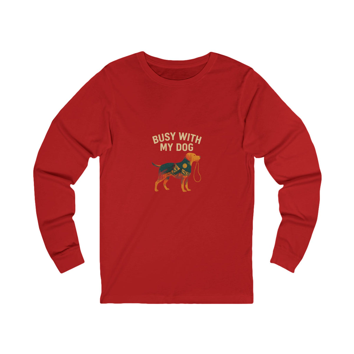Busy With My Dog Long Sleeve Tee