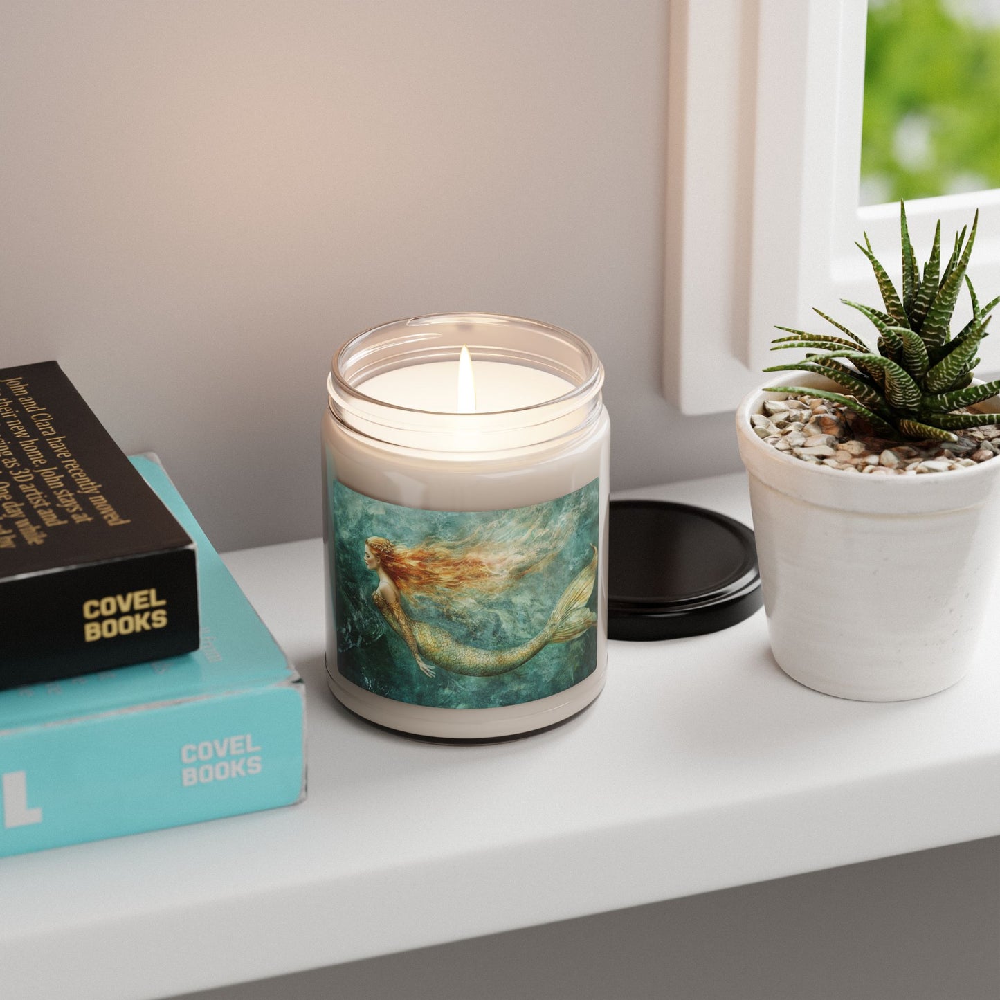 Mermaid Scented Candle, Ocean-Inspired Aroma, Relaxation Gift for Her, Home Decor, Spa Experience, Birthday Gift