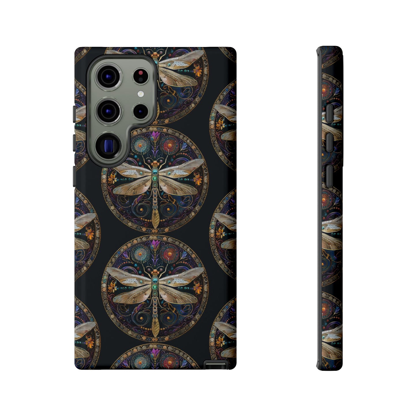 Dragonfly Phone Case, Tough Phone Cover, Artistic Cell Phone Accessory, Gift for Nature Lovers, Unique Phone Protector
