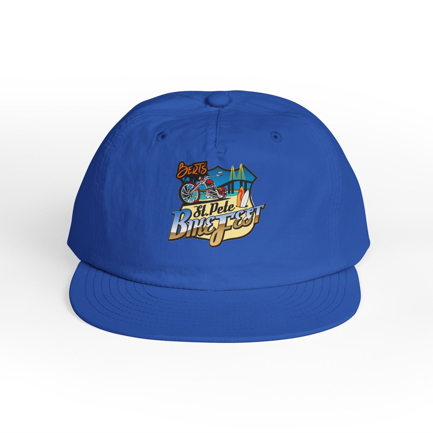 St Pete Fl Bike Fest Surf Cap for Beach Lovers | Adjustable Sun Hat | Summer Vacation Essential, Surfing Gift, Beach Party Gear, Relaxed Style, Outdoor Adventure