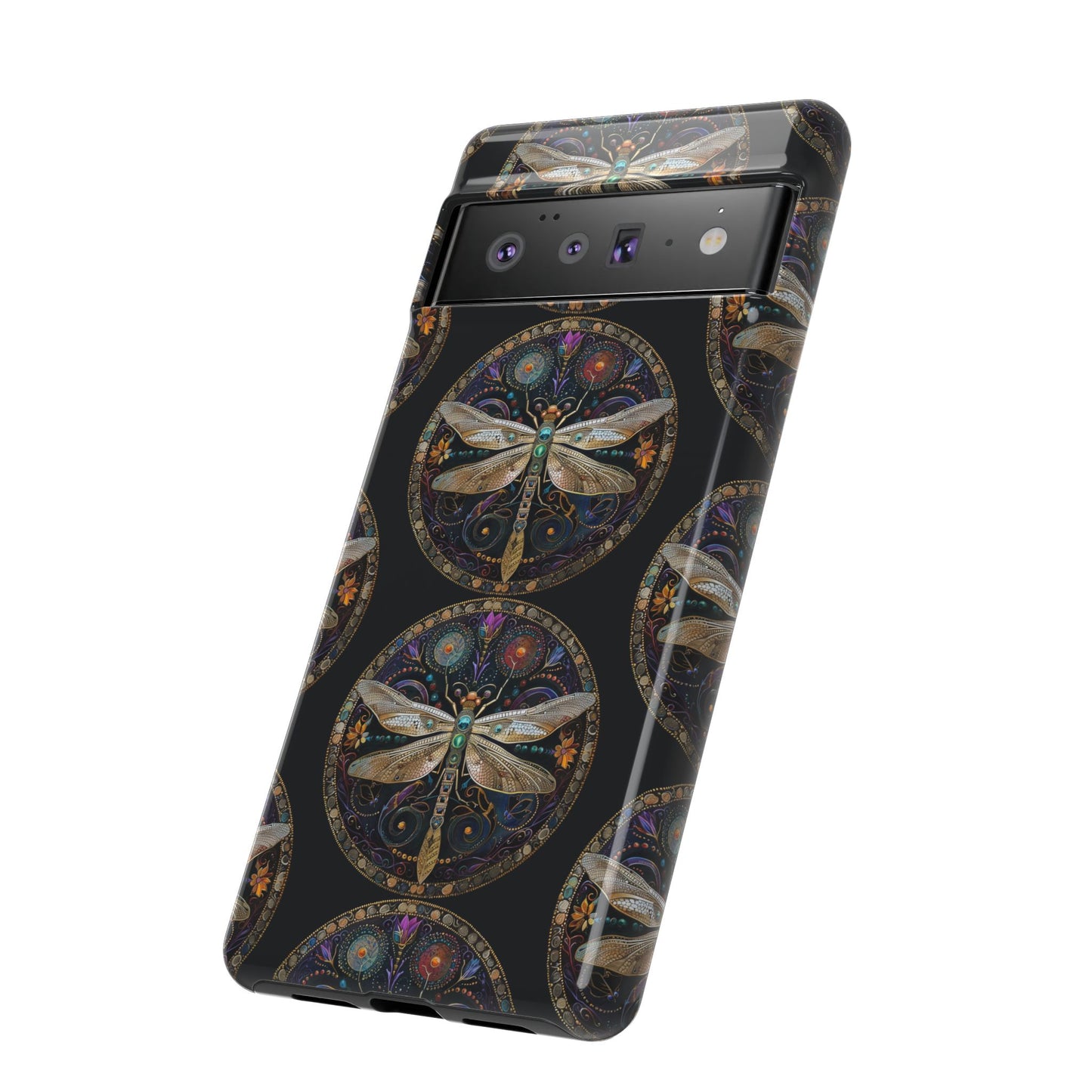 Dragonfly Phone Case, Tough Phone Cover, Artistic Cell Phone Accessory, Gift for Nature Lovers, Unique Phone Protector