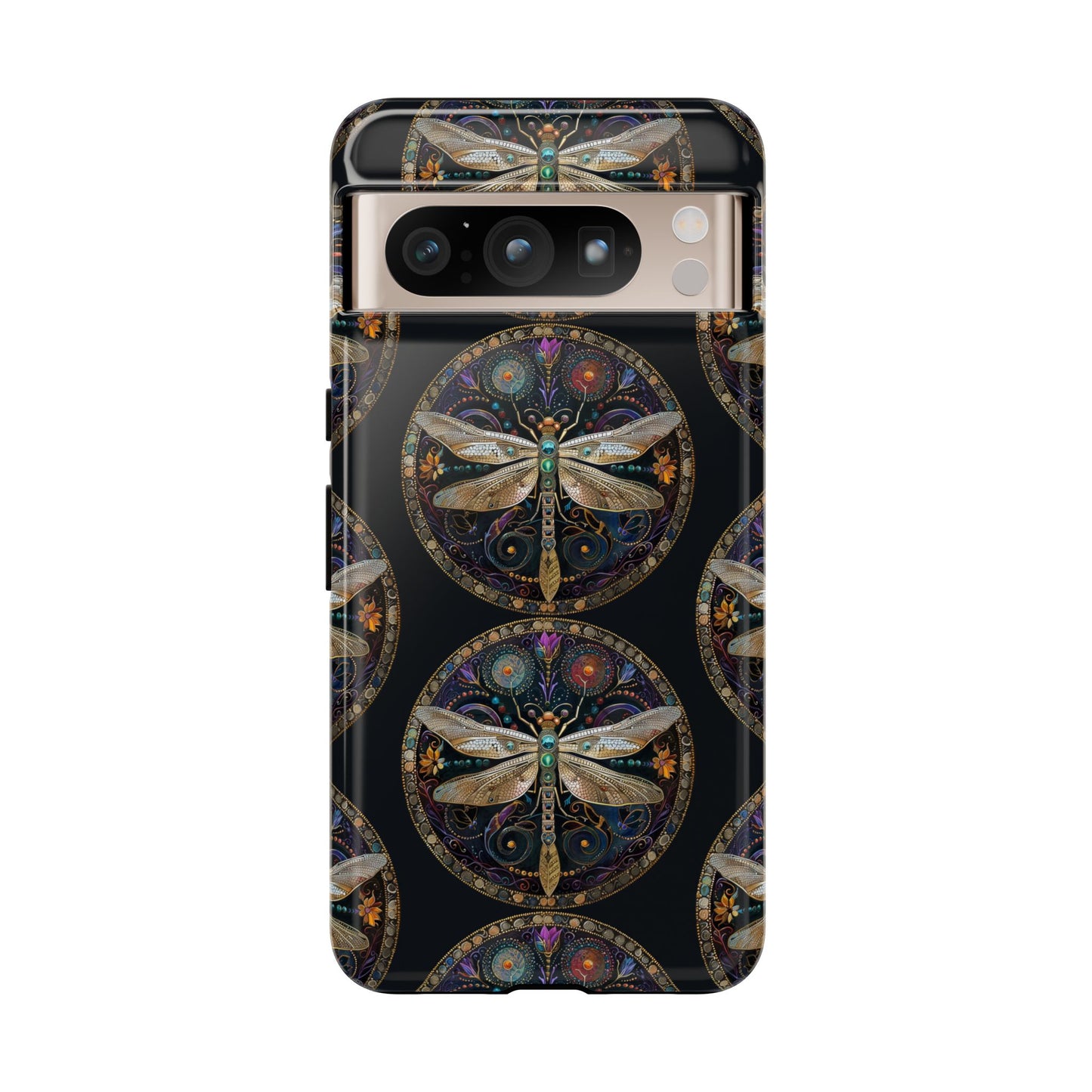 Dragonfly Phone Case, Tough Phone Cover, Artistic Cell Phone Accessory, Gift for Nature Lovers, Unique Phone Protector