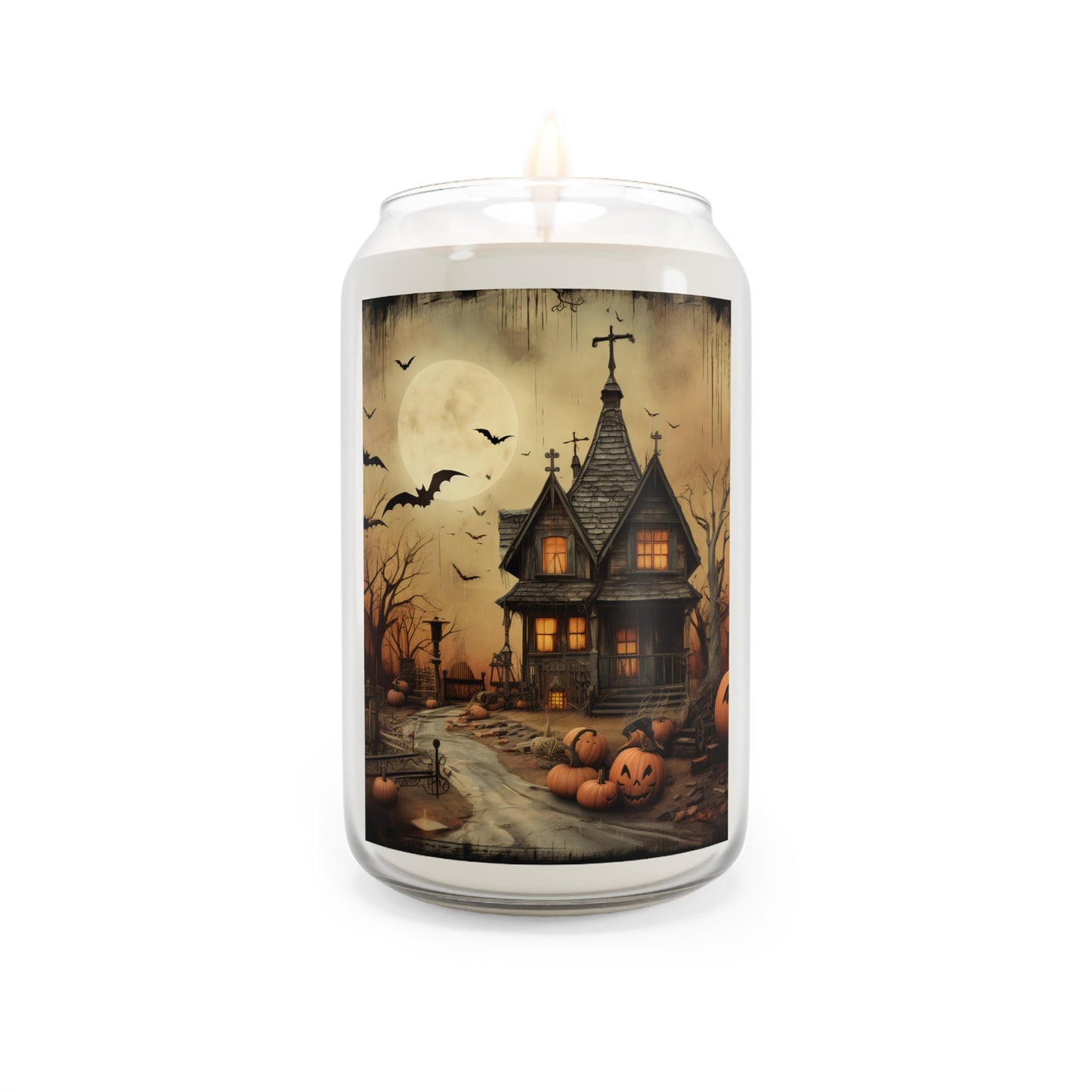 Spooky Halloween Candle