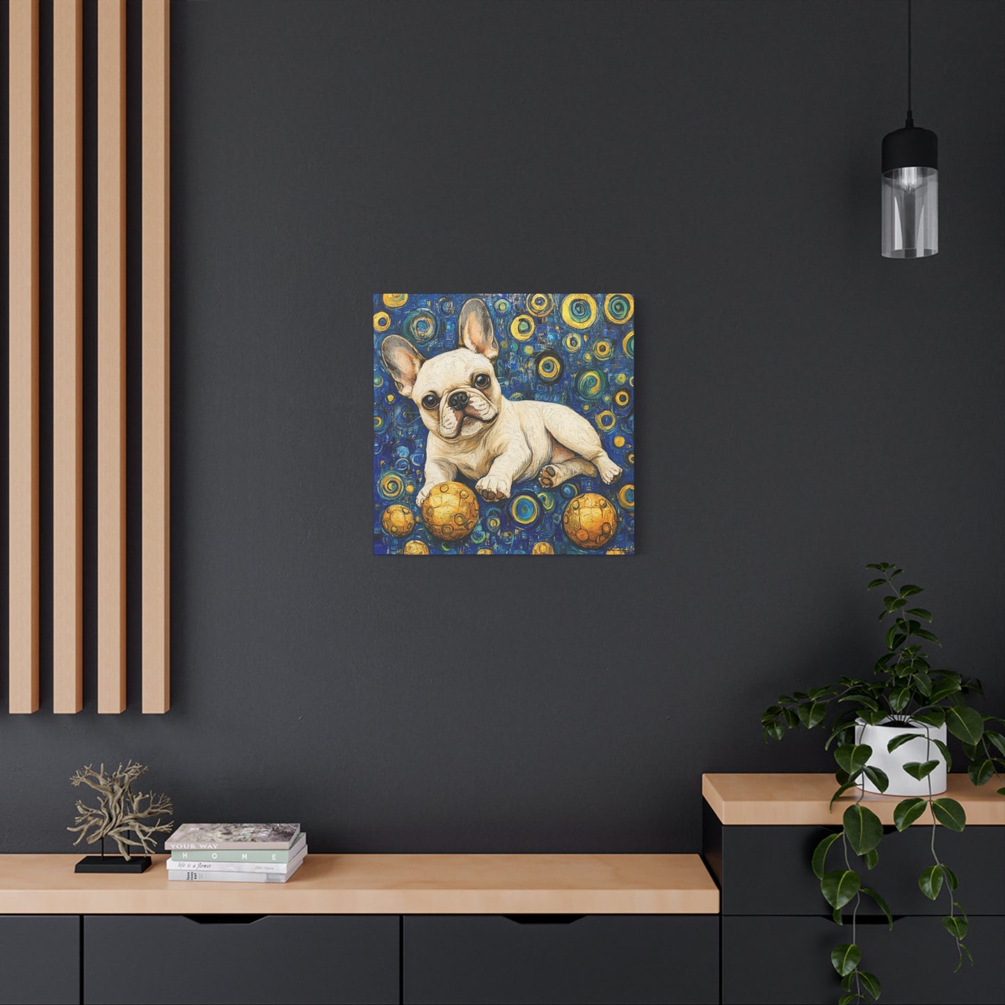 French Bulldog Matte Canvas, Stretched, Bodhi Pets