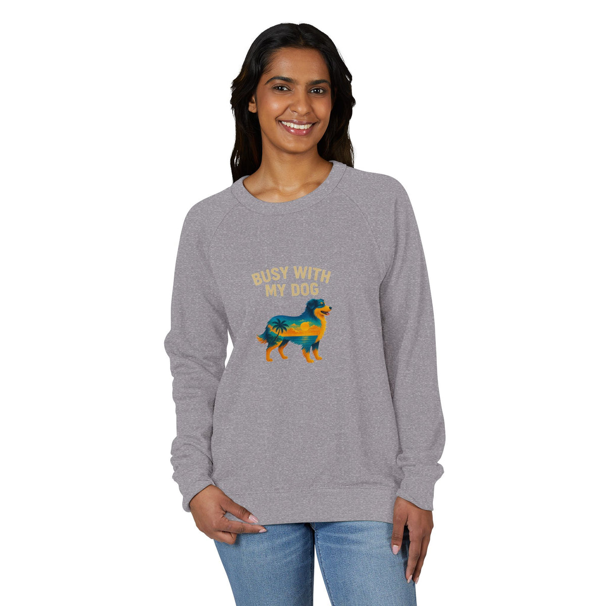 Busy With My Dog Crewneck sweatshirt