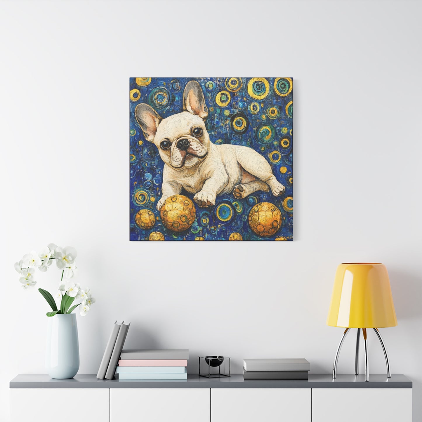 French Bulldog Matte Canvas, Stretched, Bodhi Pets