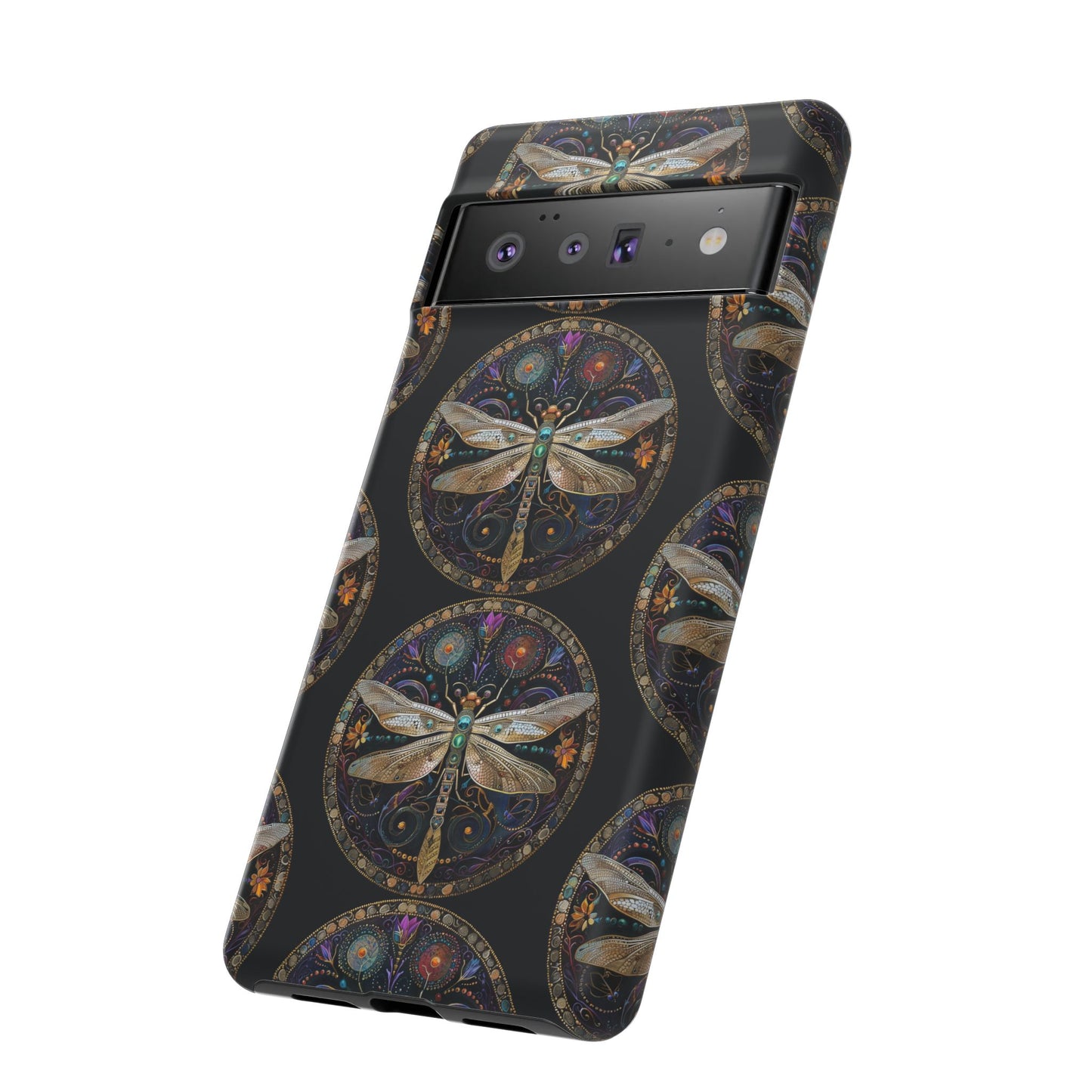 Dragonfly Phone Case, Tough Phone Cover, Artistic Cell Phone Accessory, Gift for Nature Lovers, Unique Phone Protector
