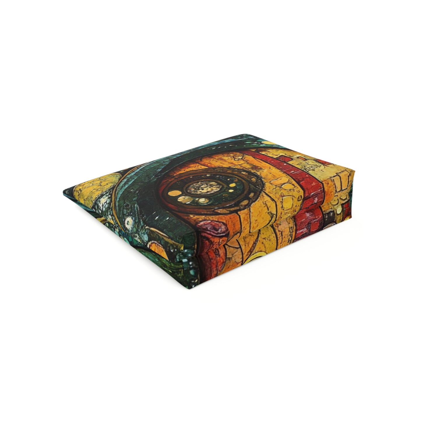 Fairy Door Artistic Cotton Cosmetic Bag - Unique Makeup Pouch, Gift for Her, Travel Organizer, Bohemian Style, Everyday Essentials