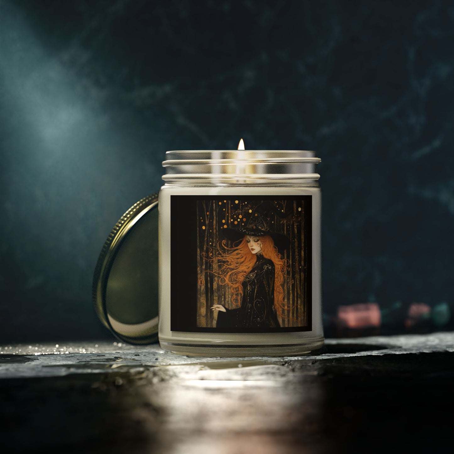 Enchanting Witchy Scented Candles - Coconut Apricot Wax, Cozy Home Decor, Gift for Witch Lovers, Halloween Vibes, Aromatherapy