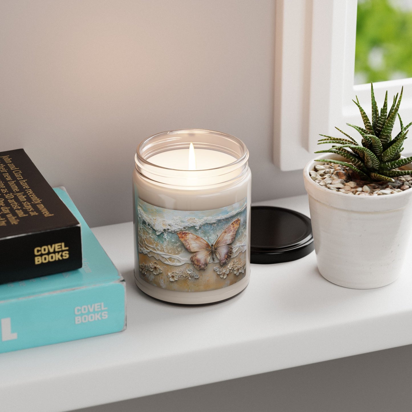 Butterfly Breeze Scented Soy Candle | Relaxing Home Decor, Gift for Her, Aromatherapy, Eco-Friendly, Wedding Favors
