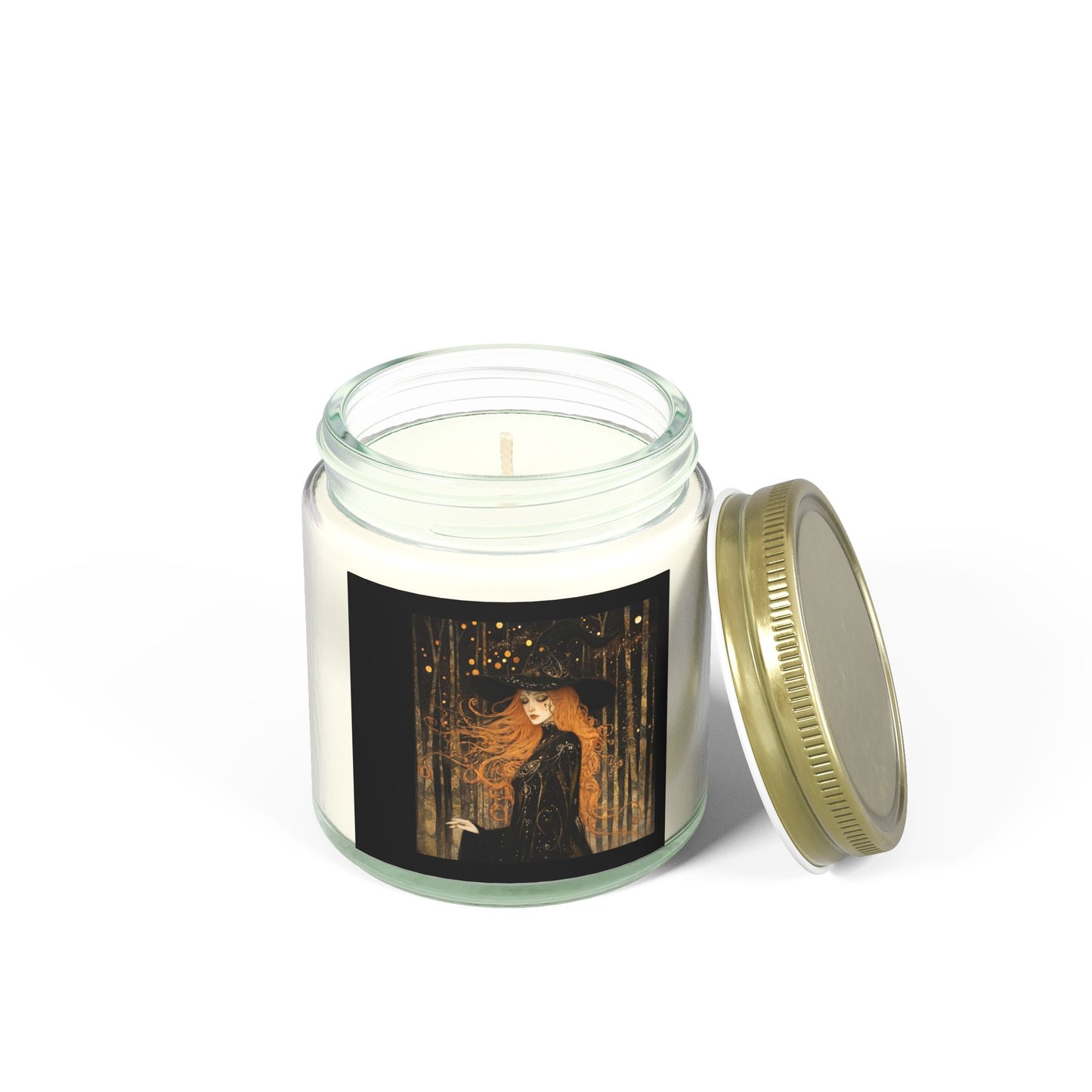 Enchanting Witchy Scented Candles - Coconut Apricot Wax, Cozy Home Decor, Gift for Witch Lovers, Halloween Vibes, Aromatherapy