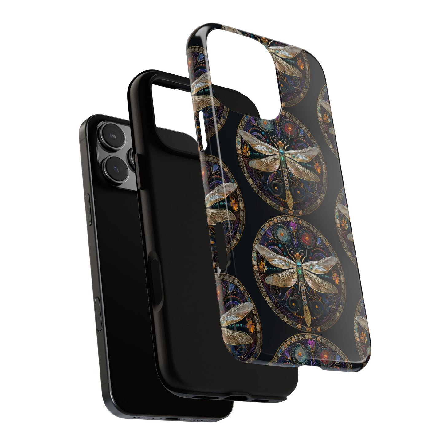 Dragonfly Phone Case, Tough Phone Cover, Artistic Cell Phone Accessory, Gift for Nature Lovers, Unique Phone Protector