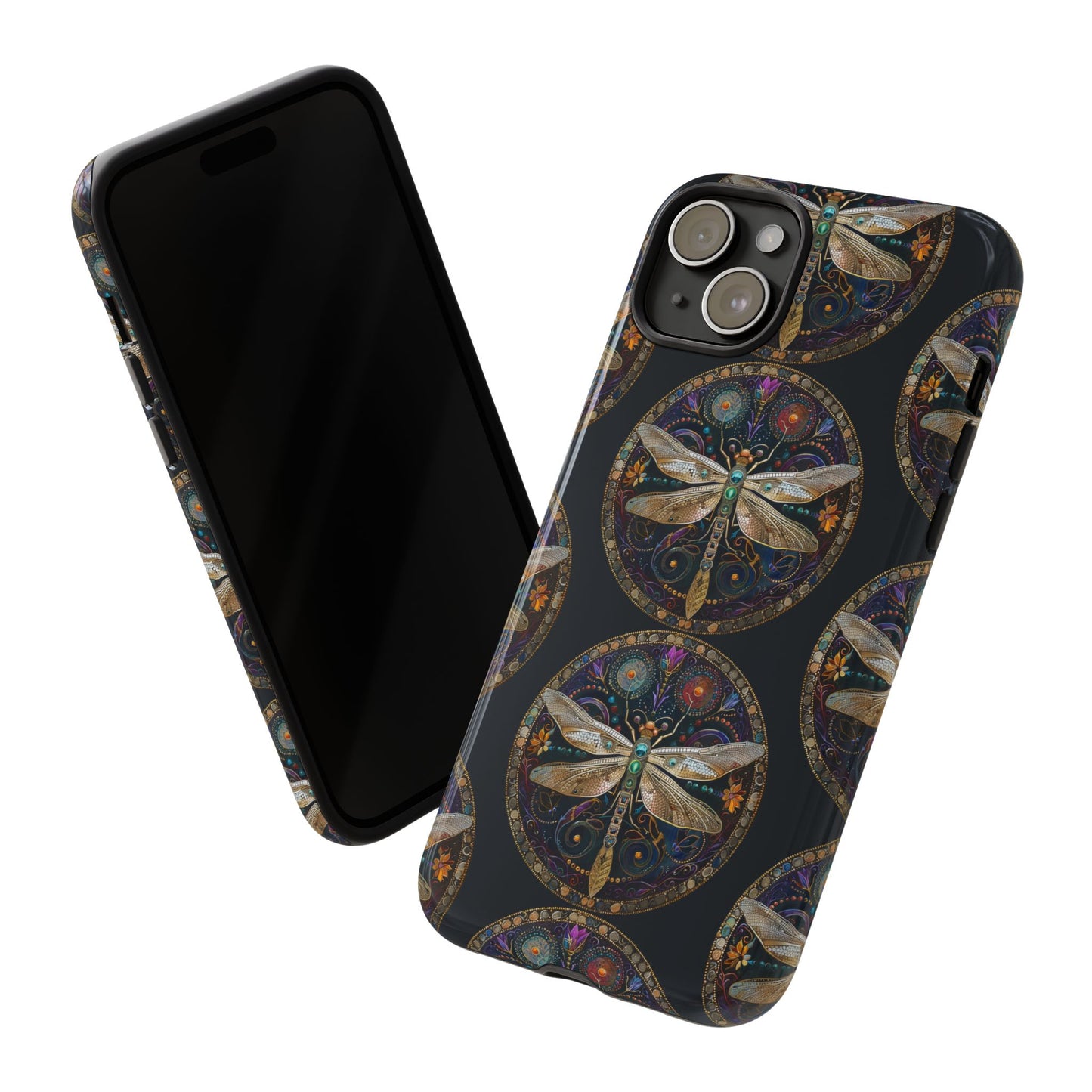 Dragonfly Phone Case, Tough Phone Cover, Artistic Cell Phone Accessory, Gift for Nature Lovers, Unique Phone Protector