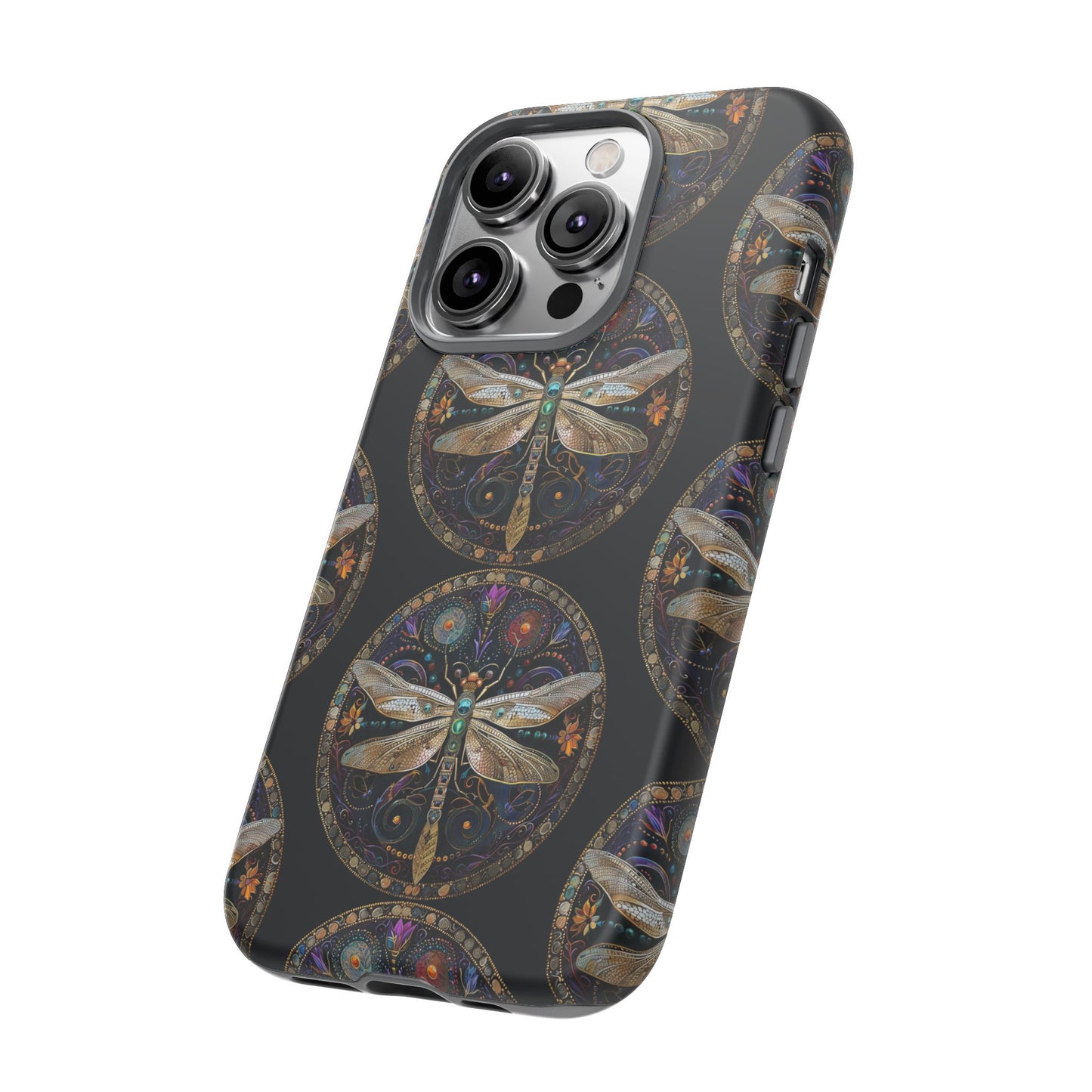 Dragonfly Phone Case, Tough Phone Cover, Artistic Cell Phone Accessory, Gift for Nature Lovers, Unique Phone Protector