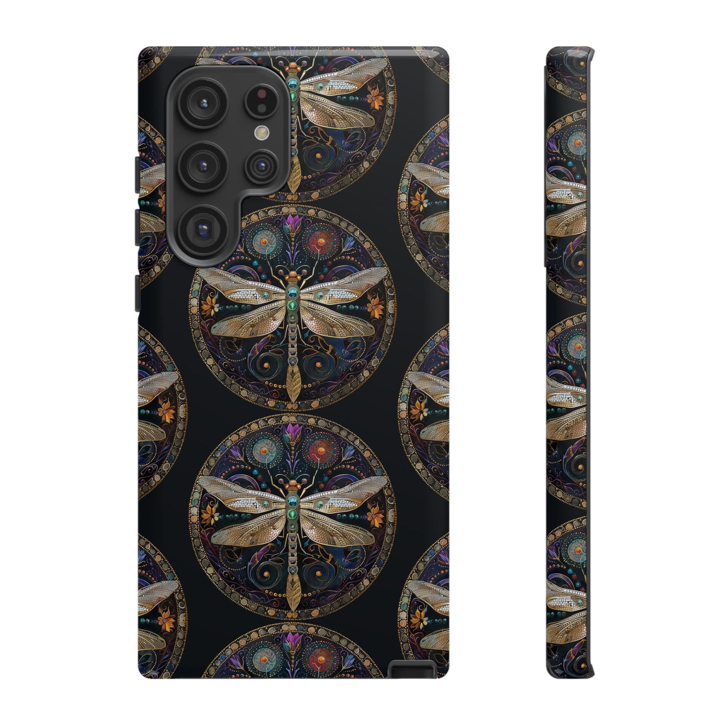 Dragonfly Phone Case, Tough Phone Cover, Artistic Cell Phone Accessory, Gift for Nature Lovers, Unique Phone Protector