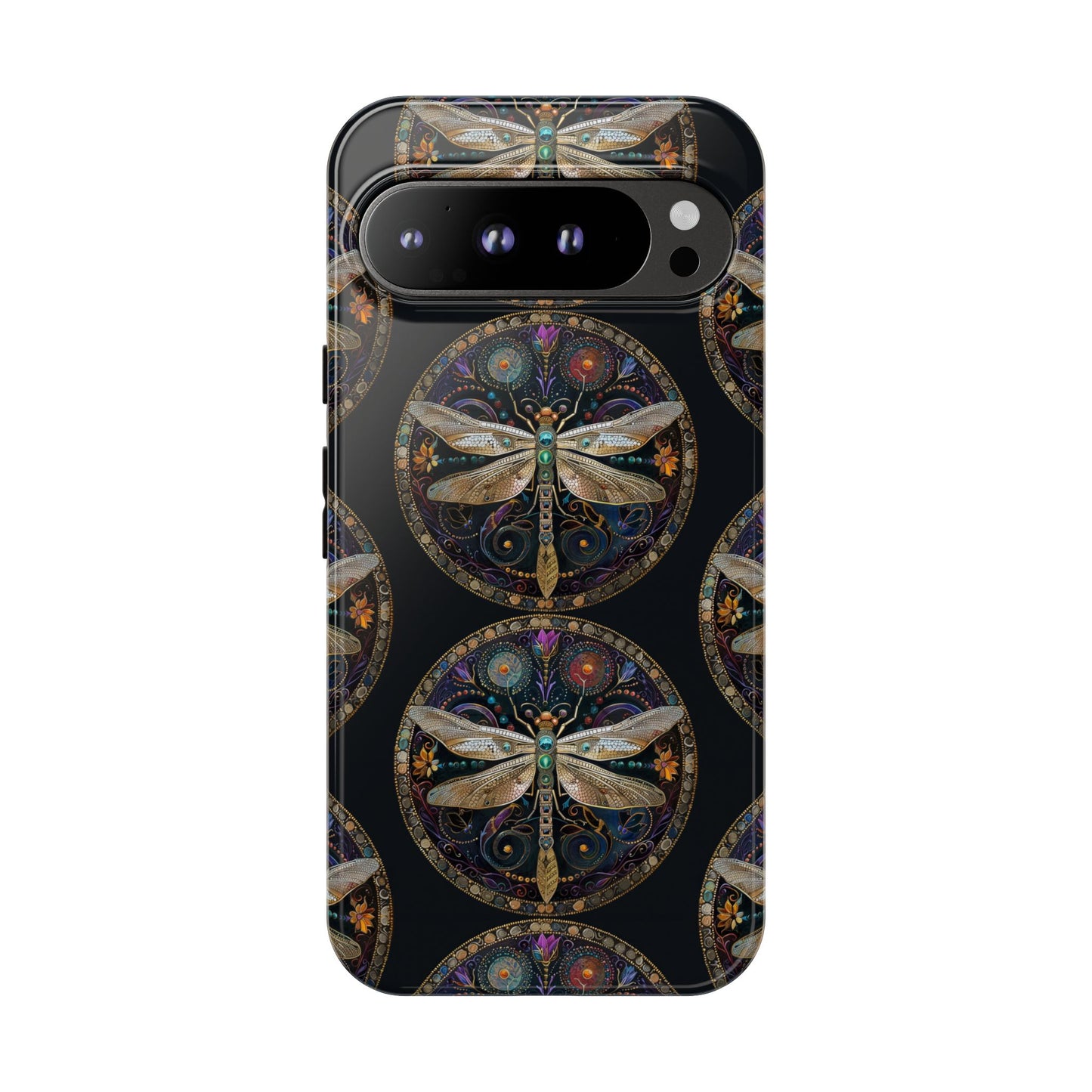 Dragonfly Phone Case, Tough Phone Cover, Artistic Cell Phone Accessory, Gift for Nature Lovers, Unique Phone Protector