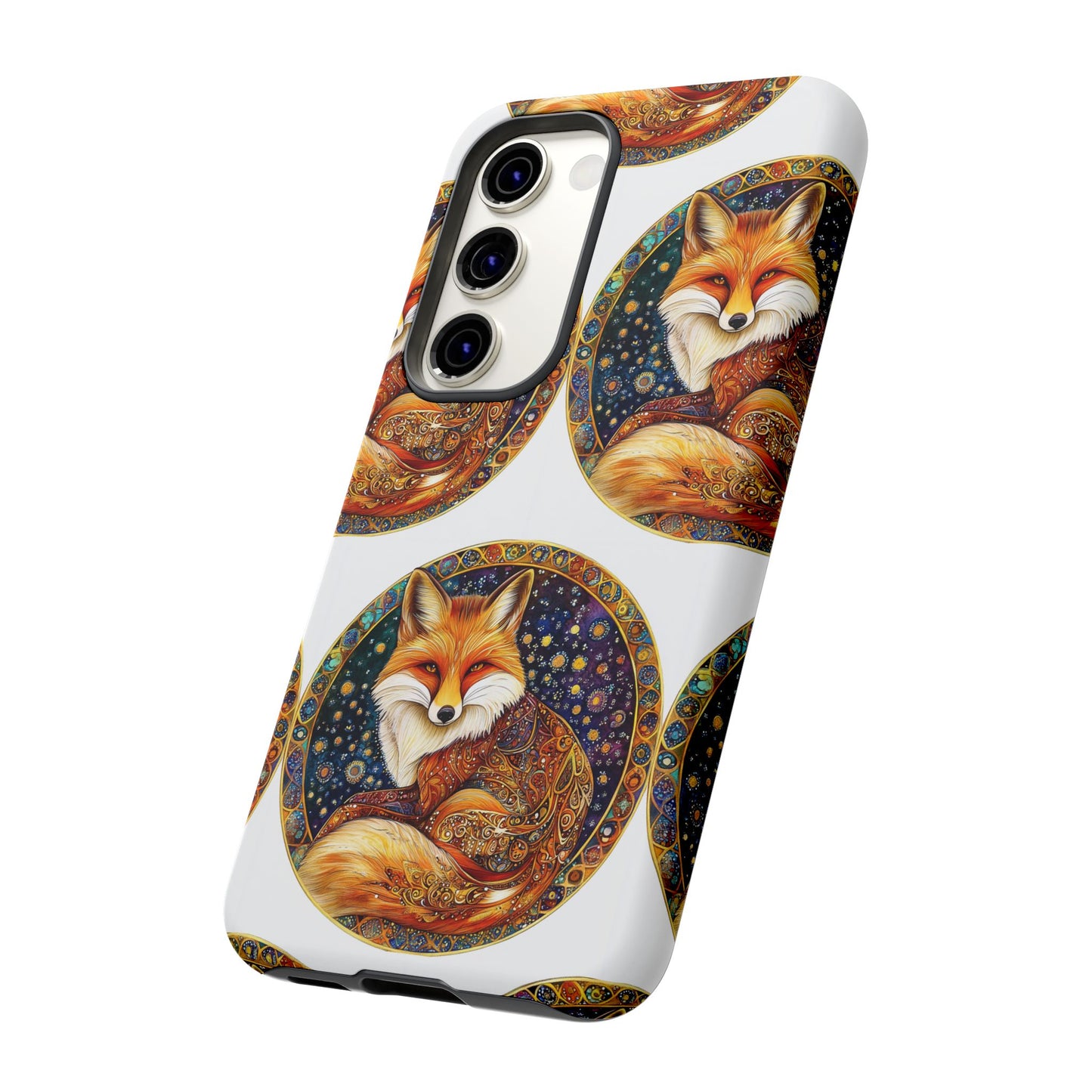 Artistic Fox Phone Case, Tough Phone Cover, Unique Gift for Animal Lovers, Stylish Tech Accessory, Nature-Inspired Decor