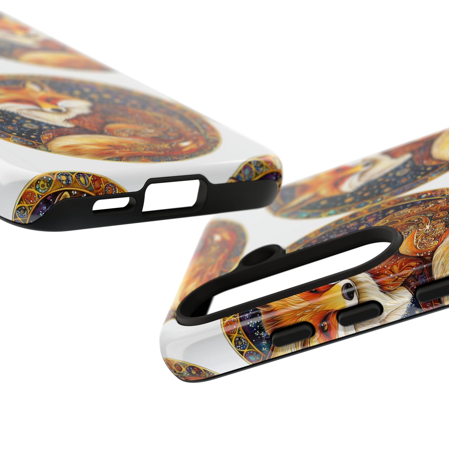 Artistic Fox Phone Case, Tough Phone Cover, Unique Gift for Animal Lovers, Stylish Tech Accessory, Nature-Inspired Decor